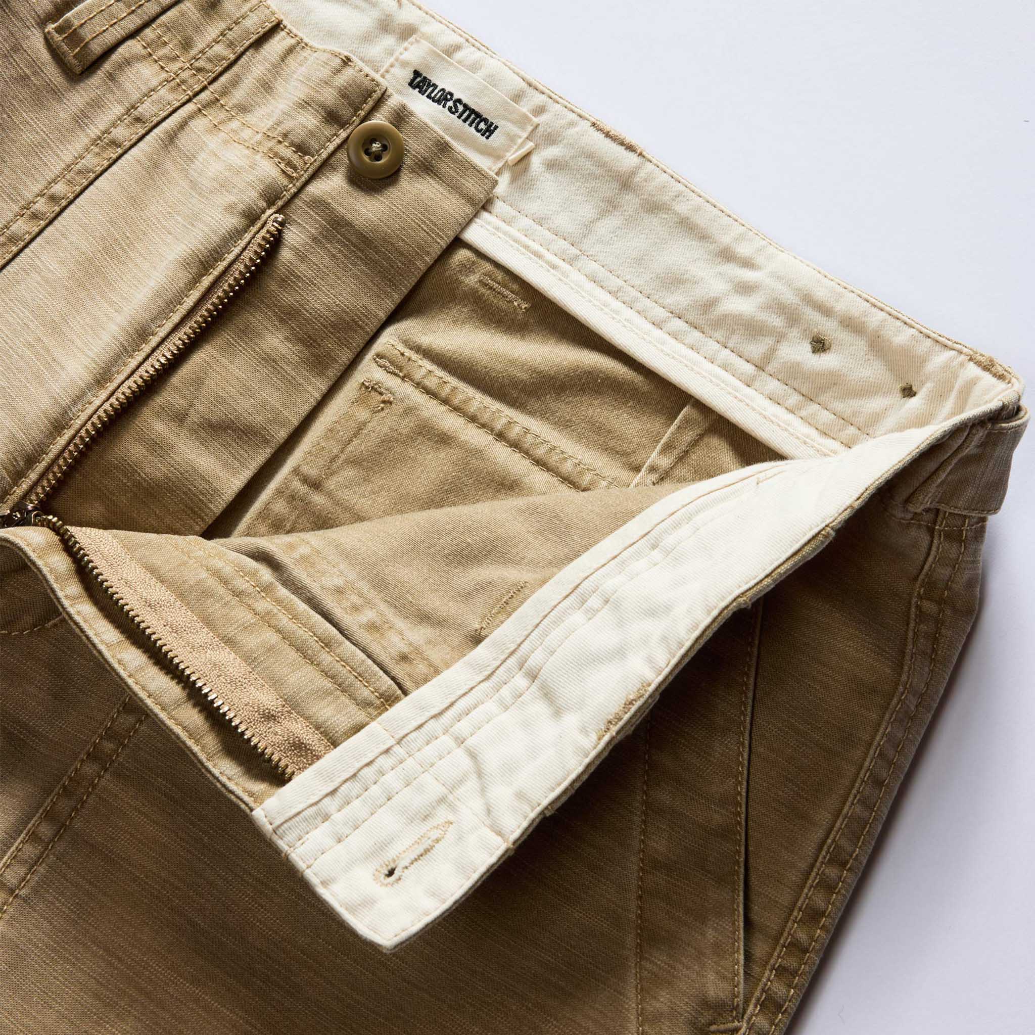 The Surplus Pant in Khaki Reverse Sateen - Image 8