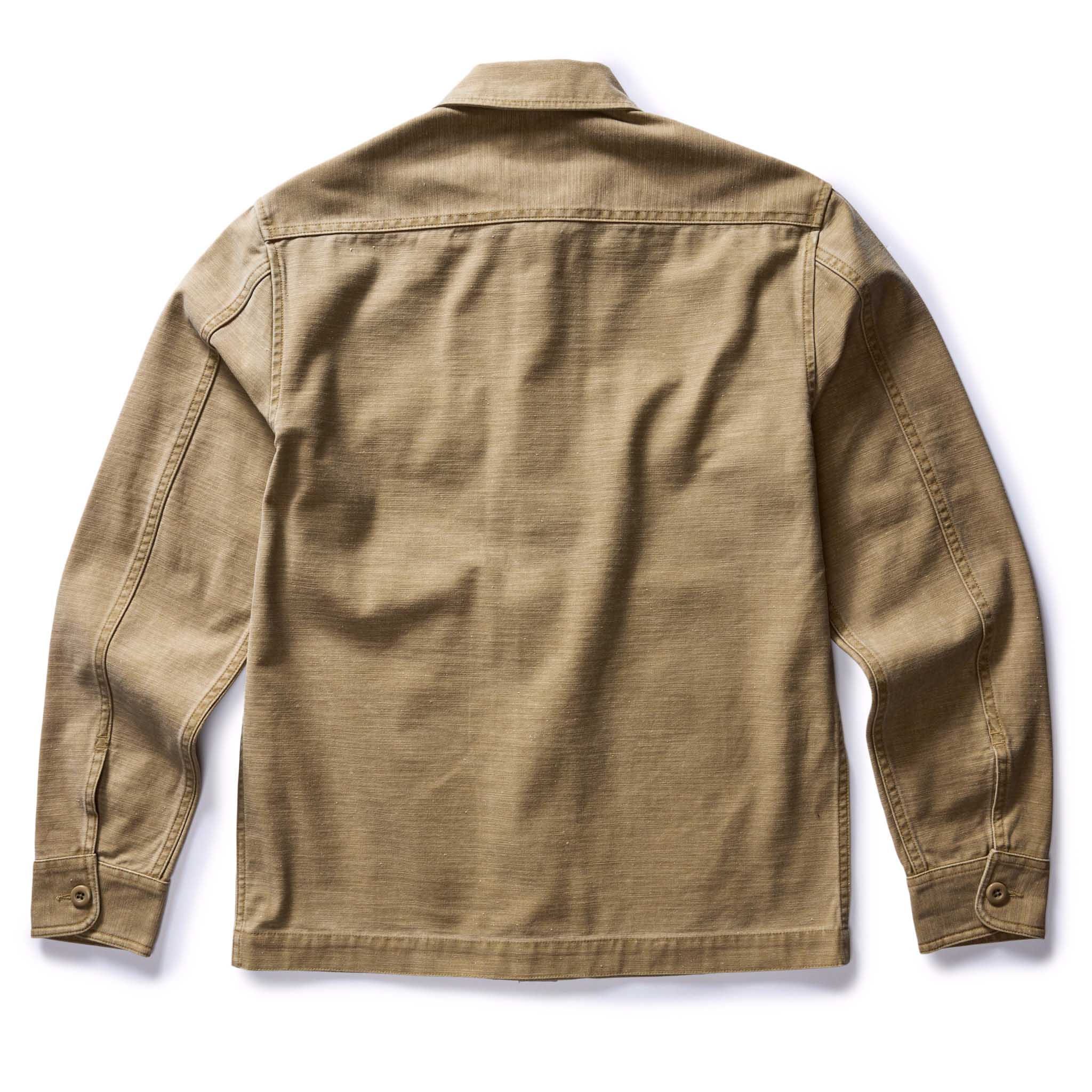 The Surplus Shirt in Field Khaki Reverse Sateen - Image 7