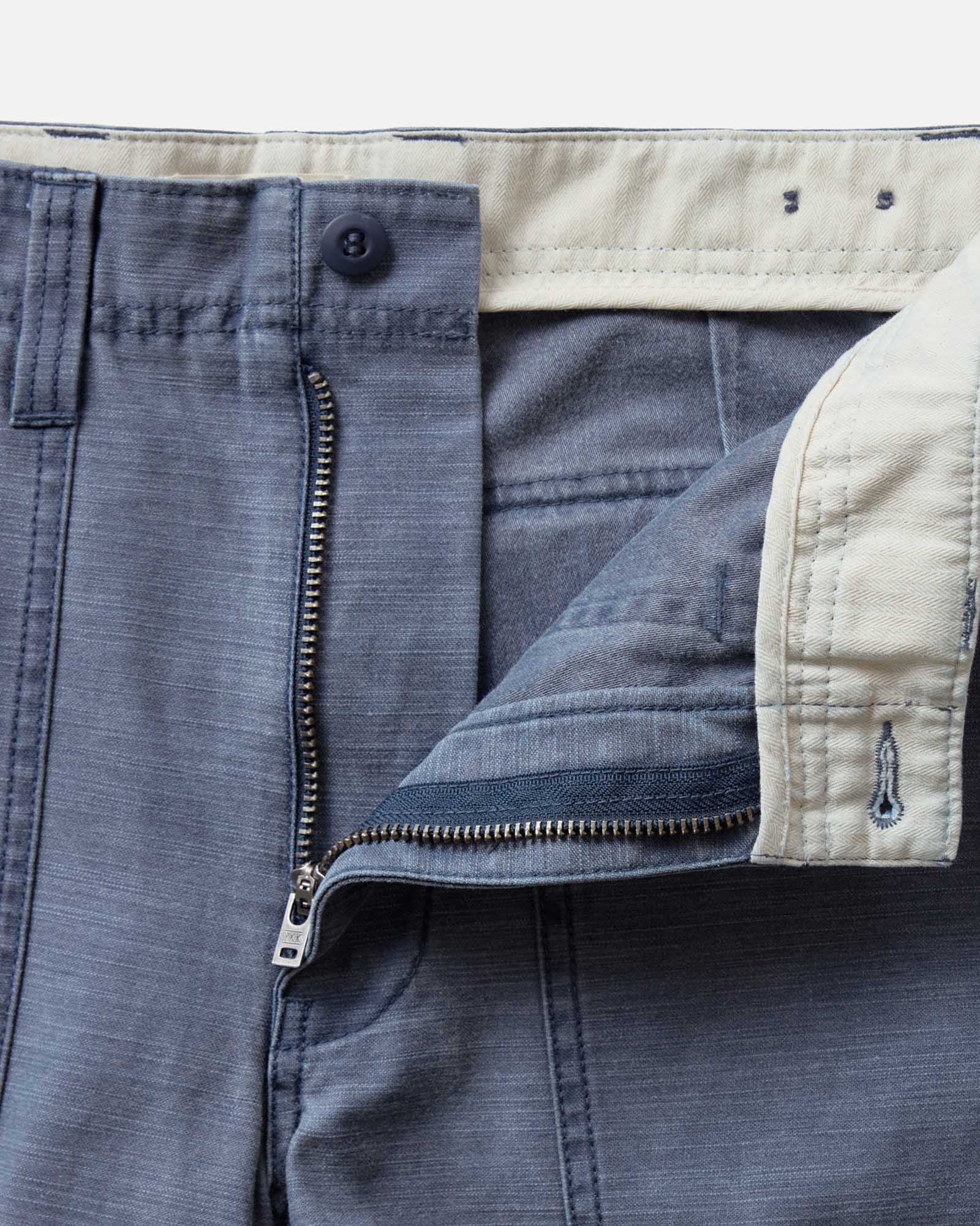 The Surplus Short in Navy Reverse Sateen - Image 6