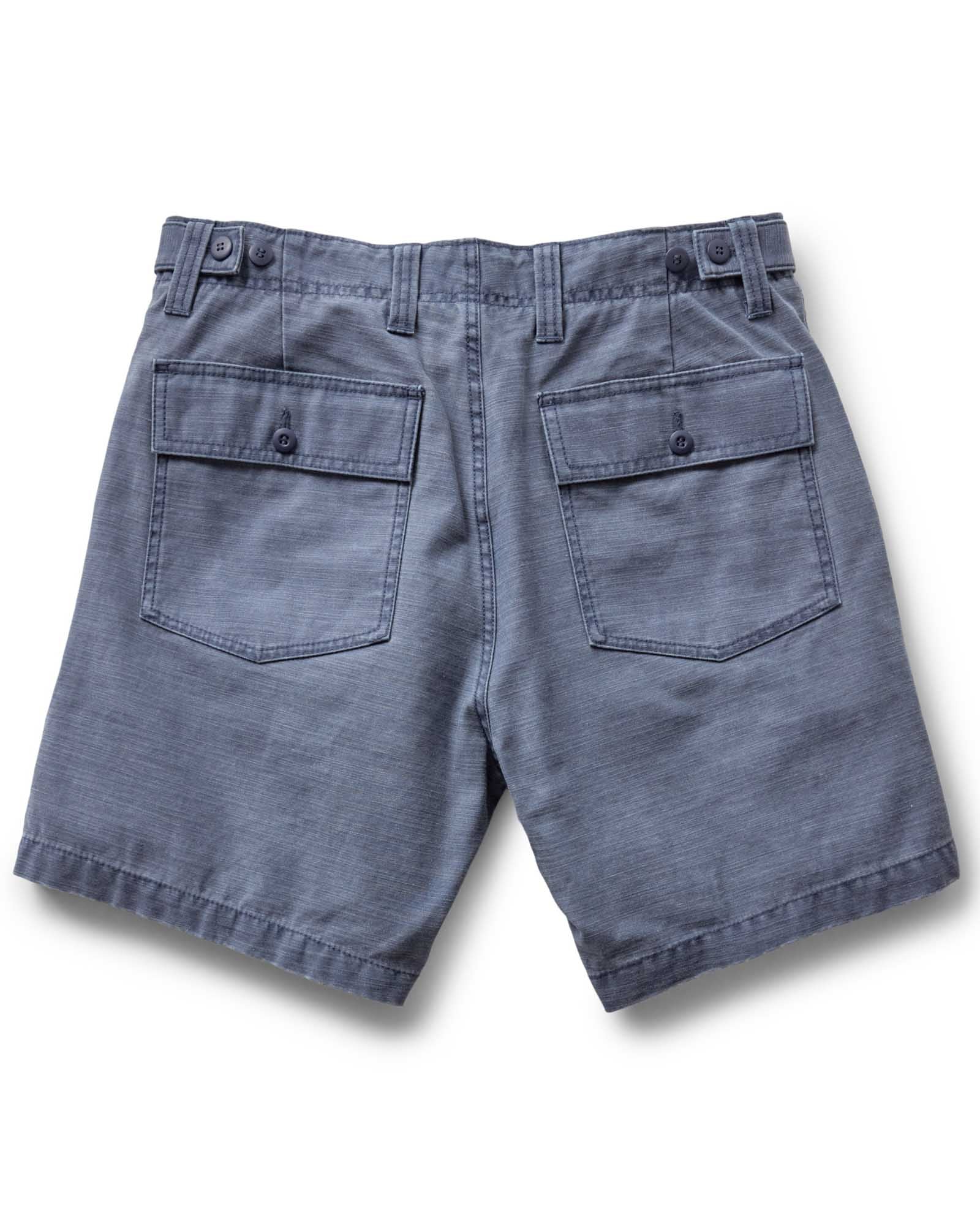 The Surplus Short in Navy Reverse Sateen - Image 8