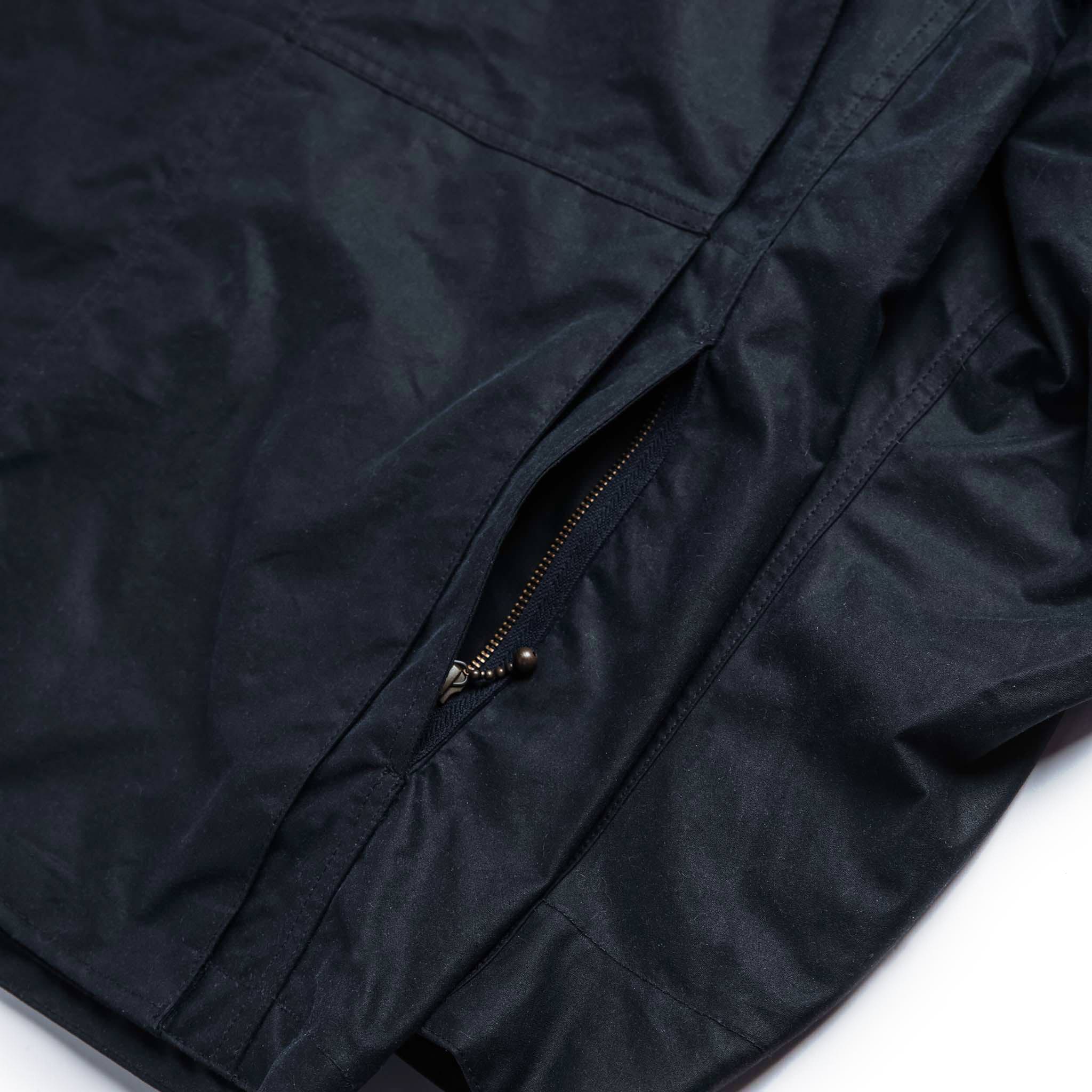 The Task Jacket in Waxed Navy - Image 10