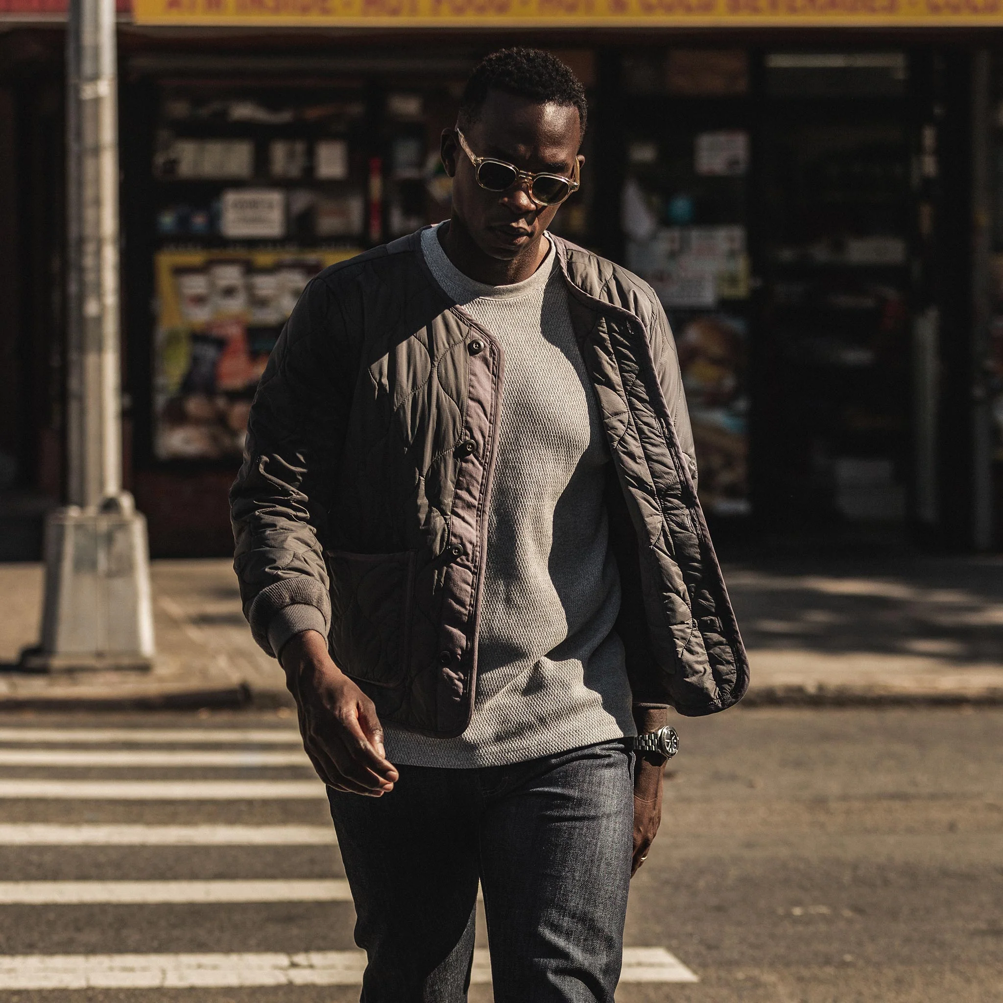The Taylor Stitch x Alpha Industries ALS/92 in Raven - Image 6