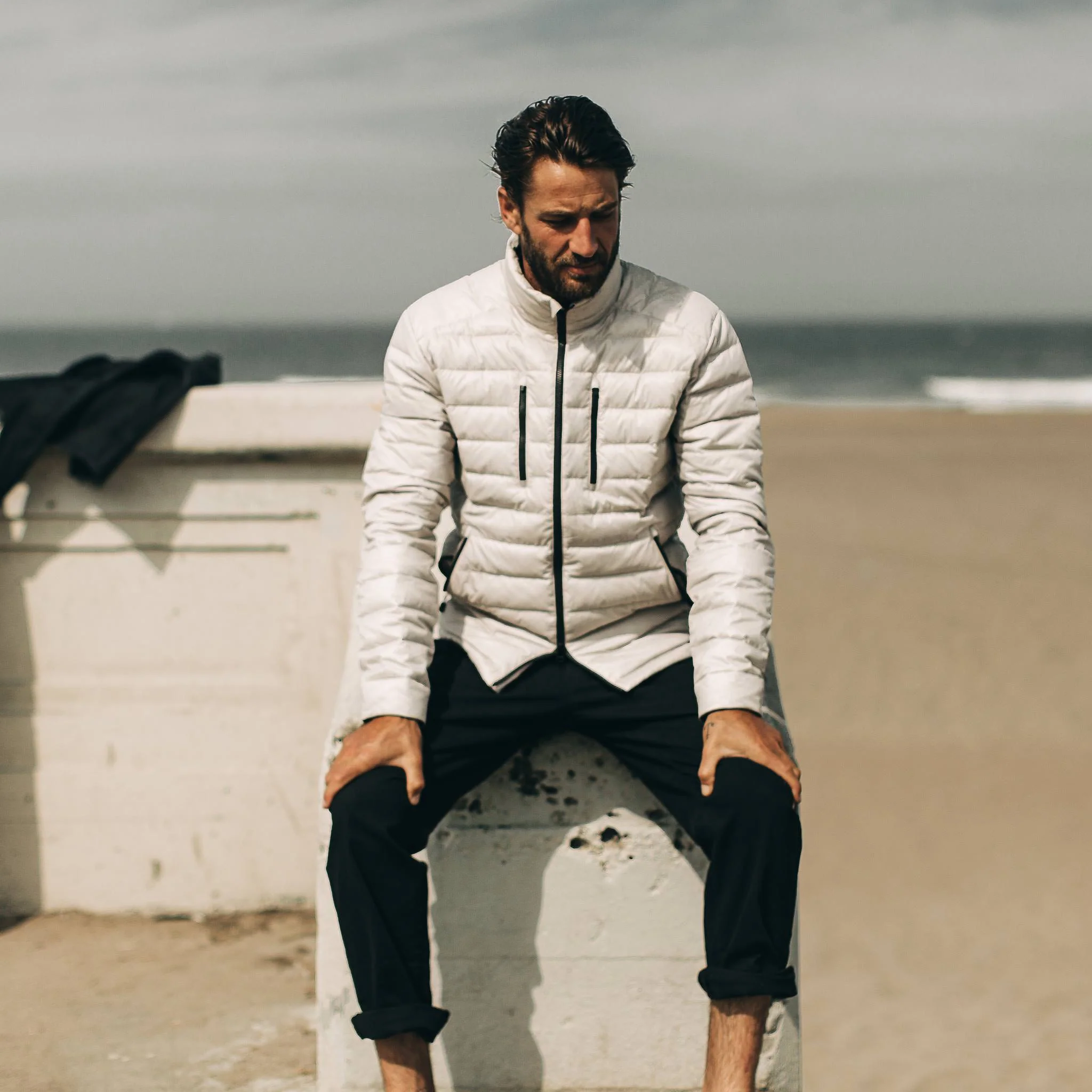 The Taylor Stitch x Mission Workshop Farallon Jacket in Fog - Image 2