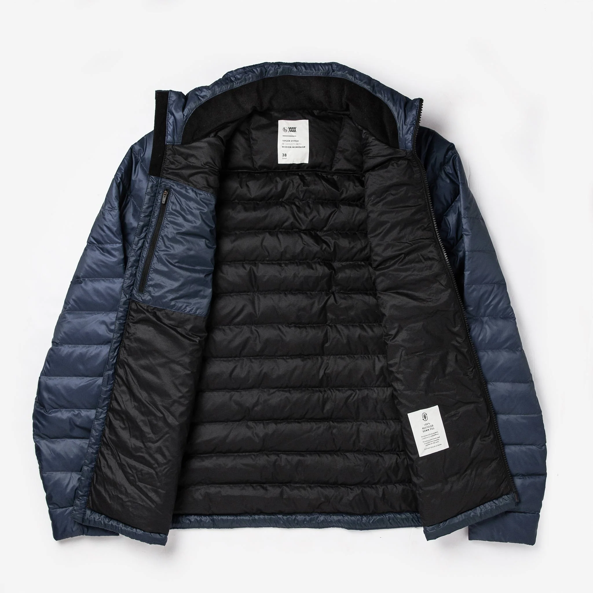The Taylor Stitch x Mission Workshop Farallon Jacket in Midnight Blue - Image 7