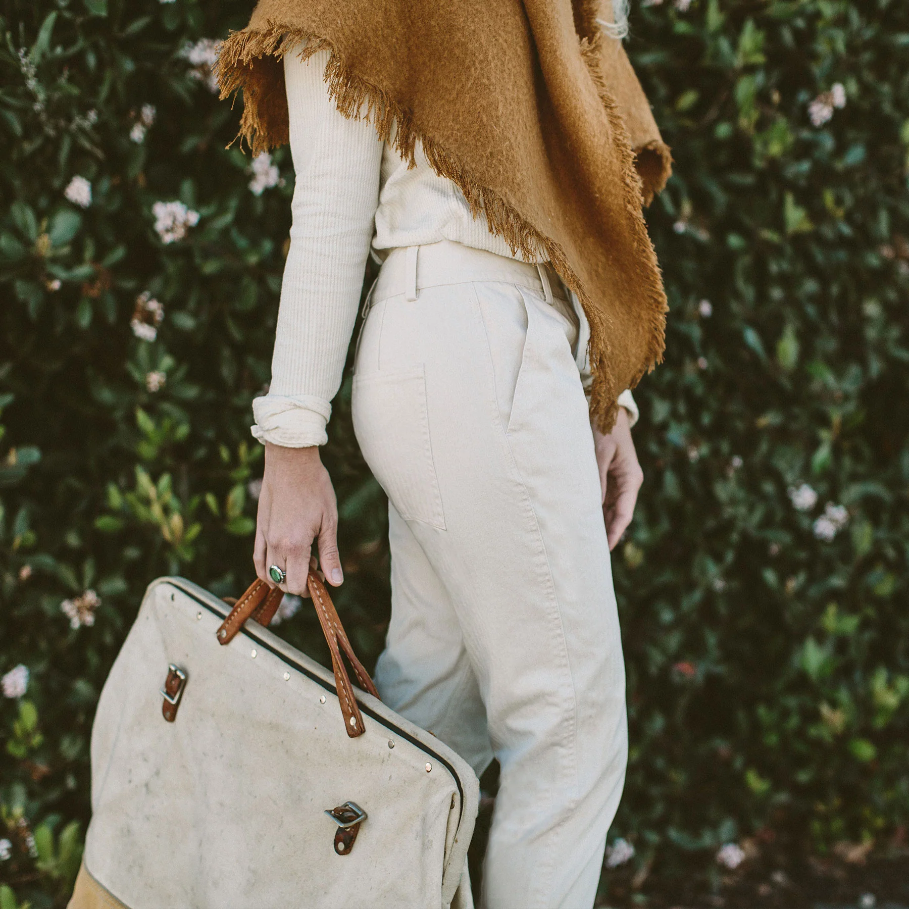 The Abel Pant in Natural - Image 2