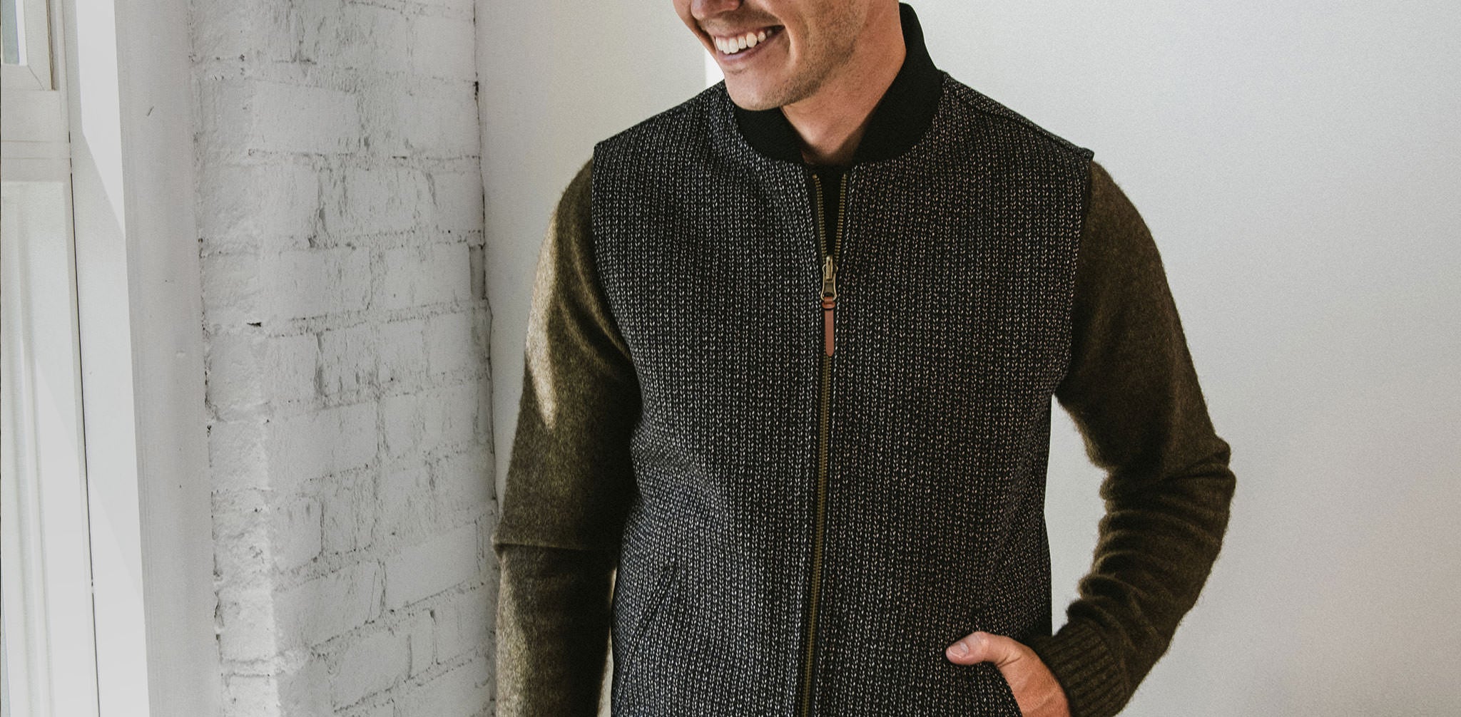 The Able Vest in Wool Beach Cloth - Image 13
