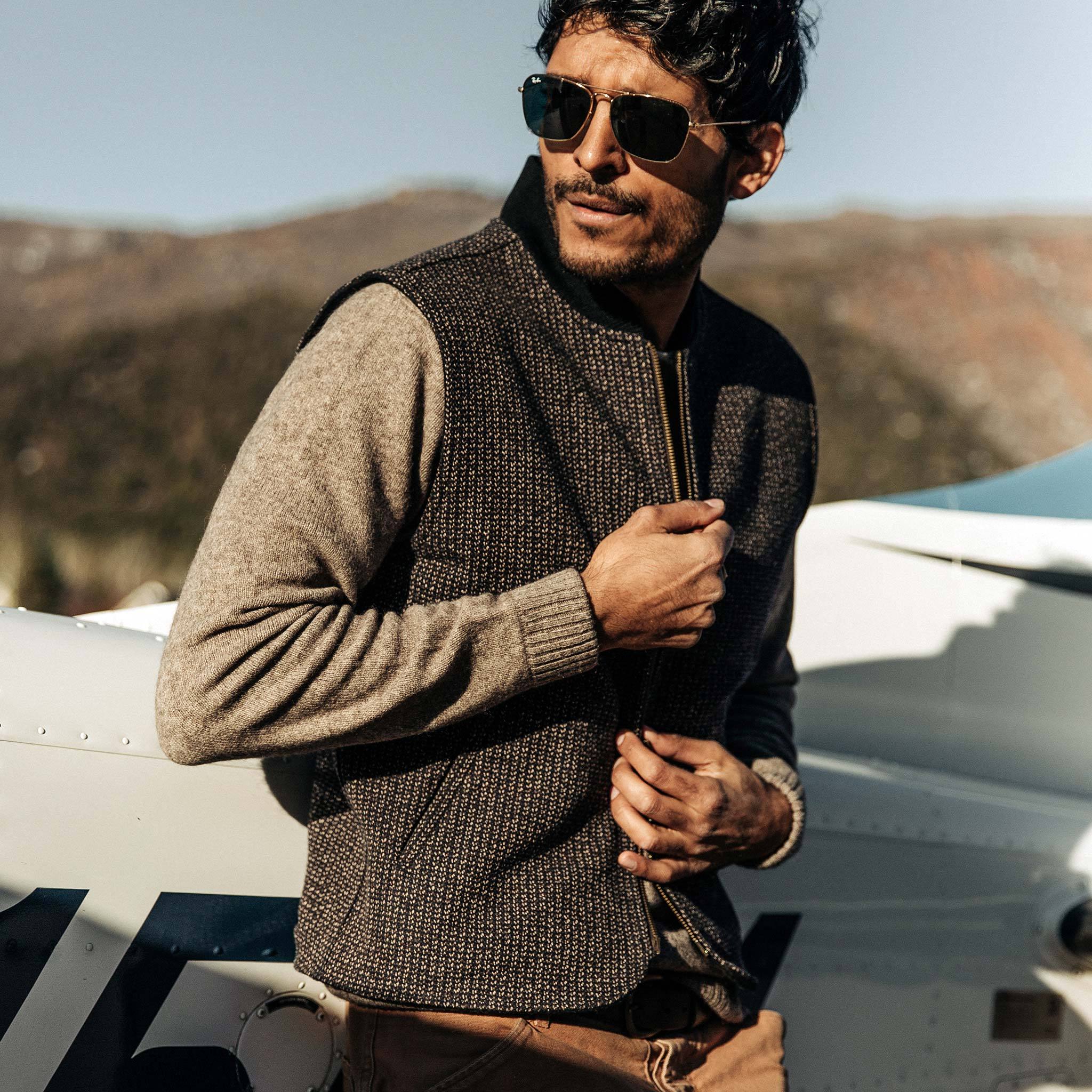 The Able Vest in Wool Beach Cloth - Image 2