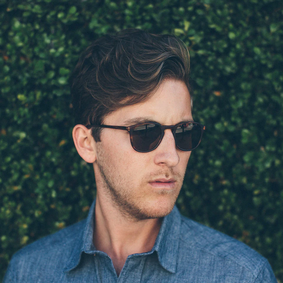 The Ace Sunglasses in Matte Blonde - Image 5