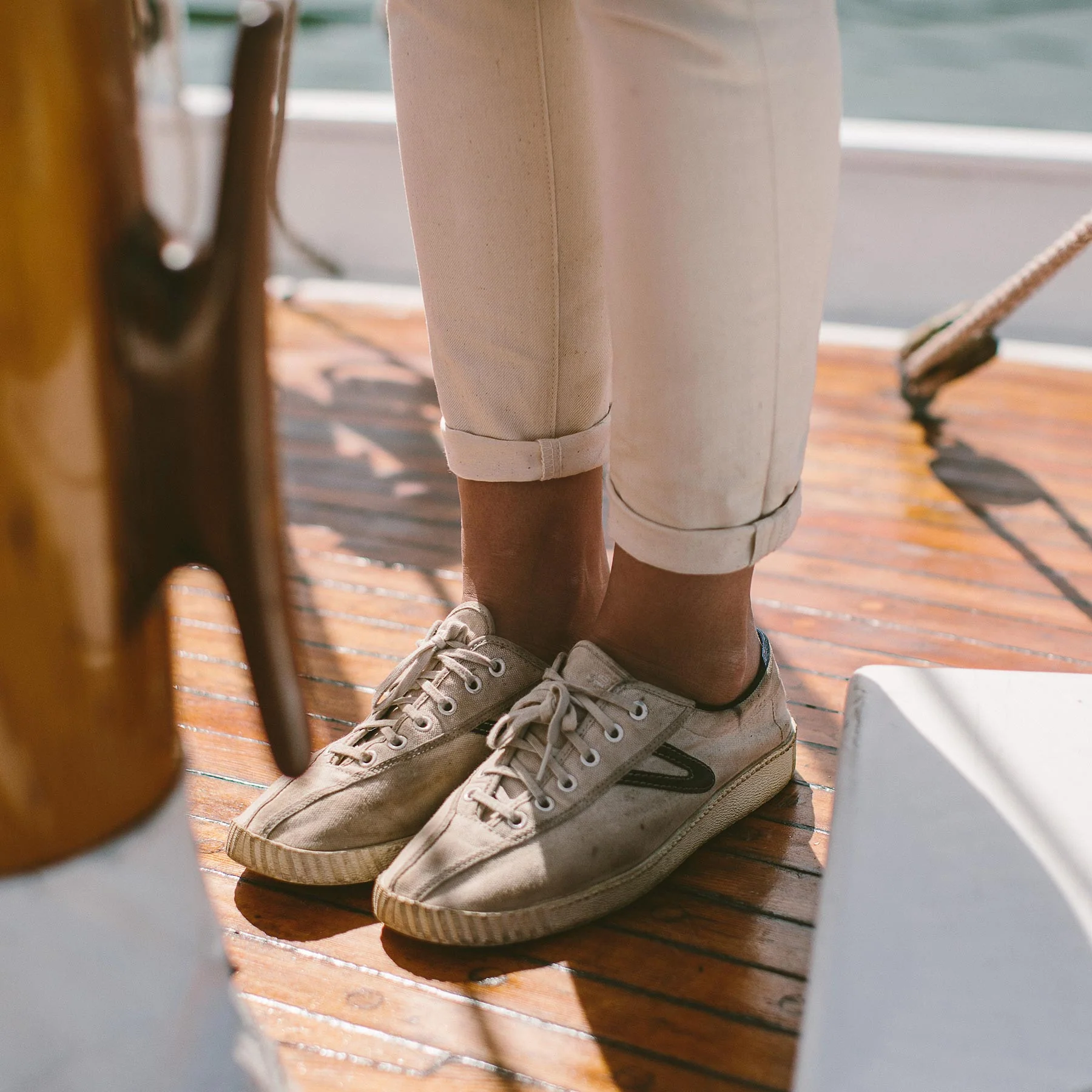 The Adler Jean in Cone Mills Natural - Image 6