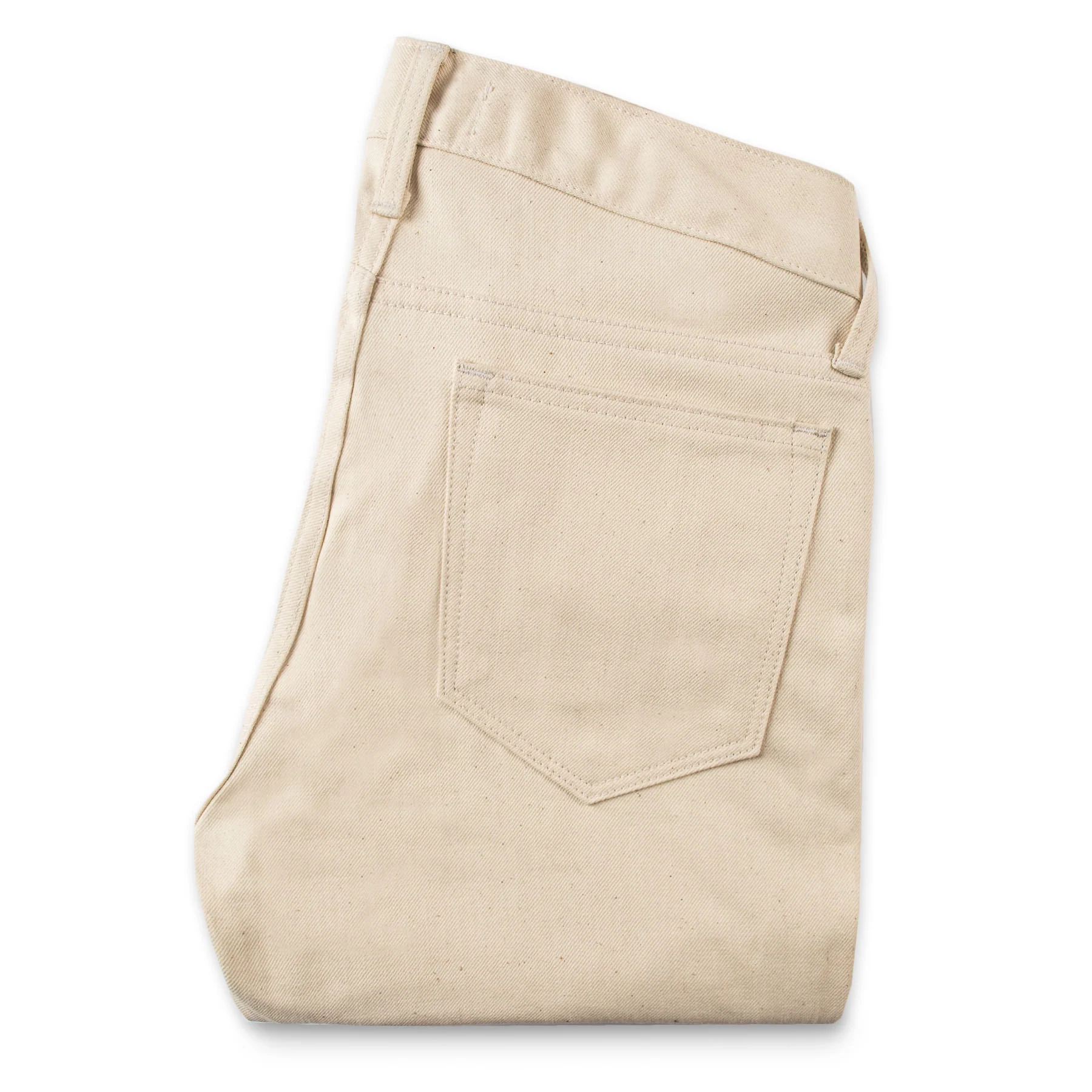 The Adler Jean in Cone Mills Natural - Image 8