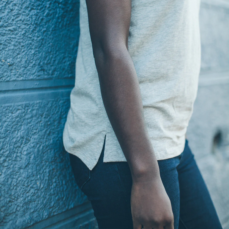 The Aidan - Heather Grey Tee - Image 4