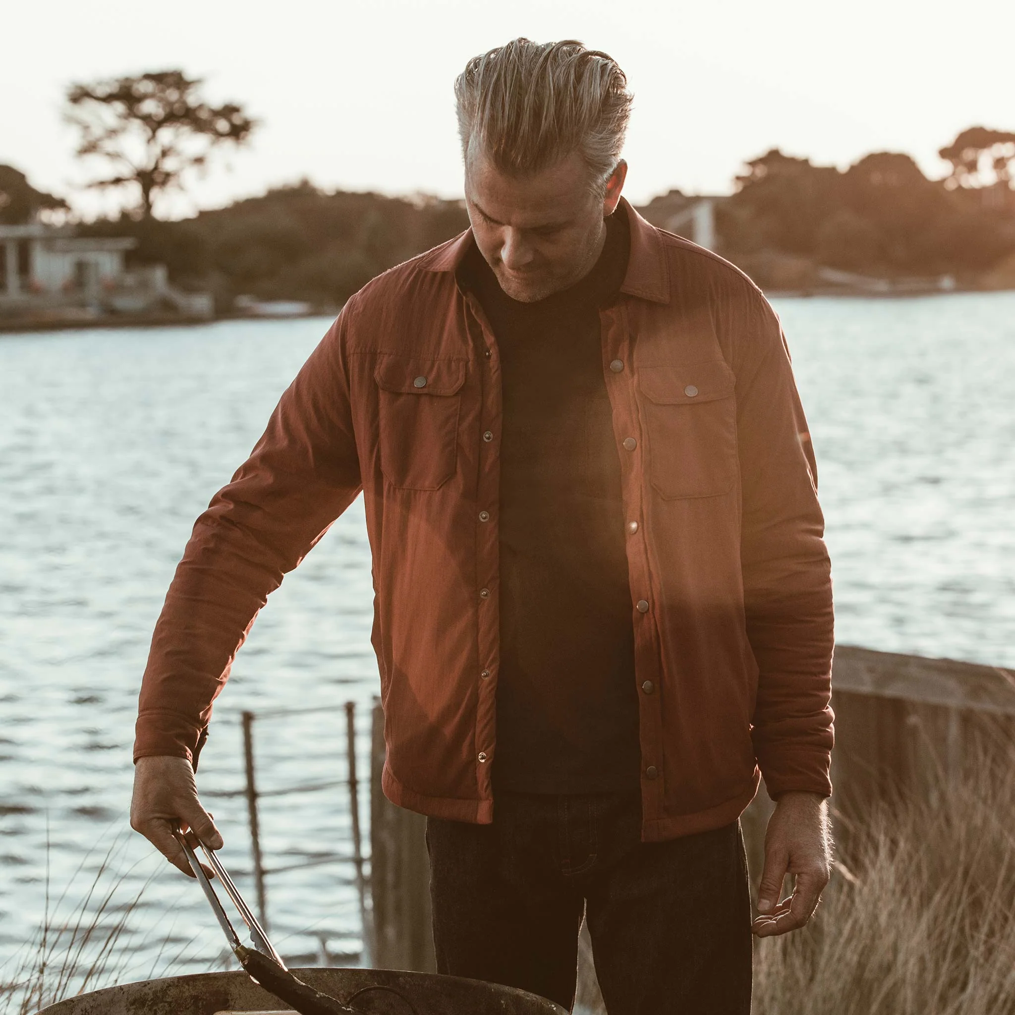 The Albion Jacket in Burgundy - Image 5