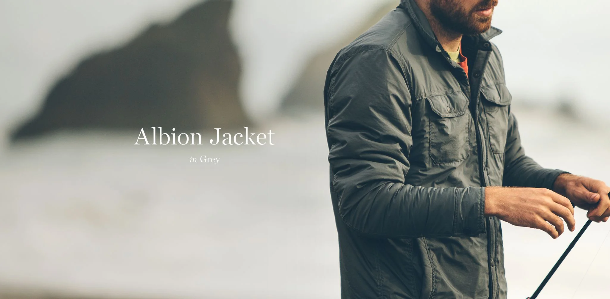 The Albion Jacket in Grey - Image 8