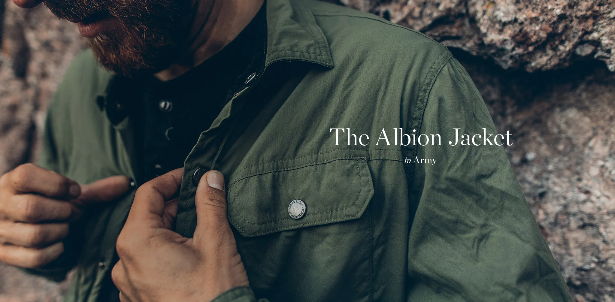 The Albion Jacket in Army - Image 10