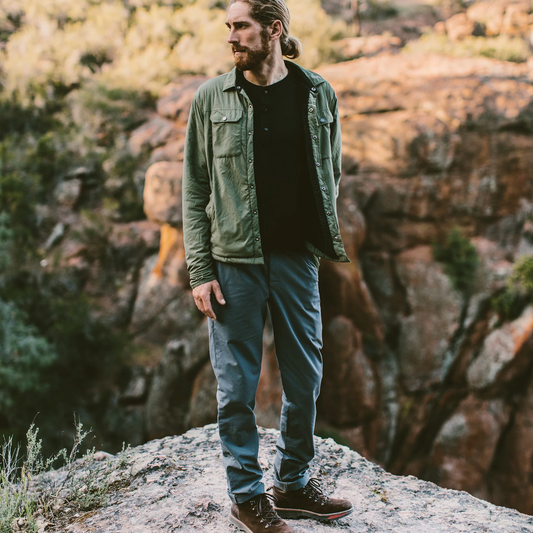The Albion Jacket in Army - Image 2
