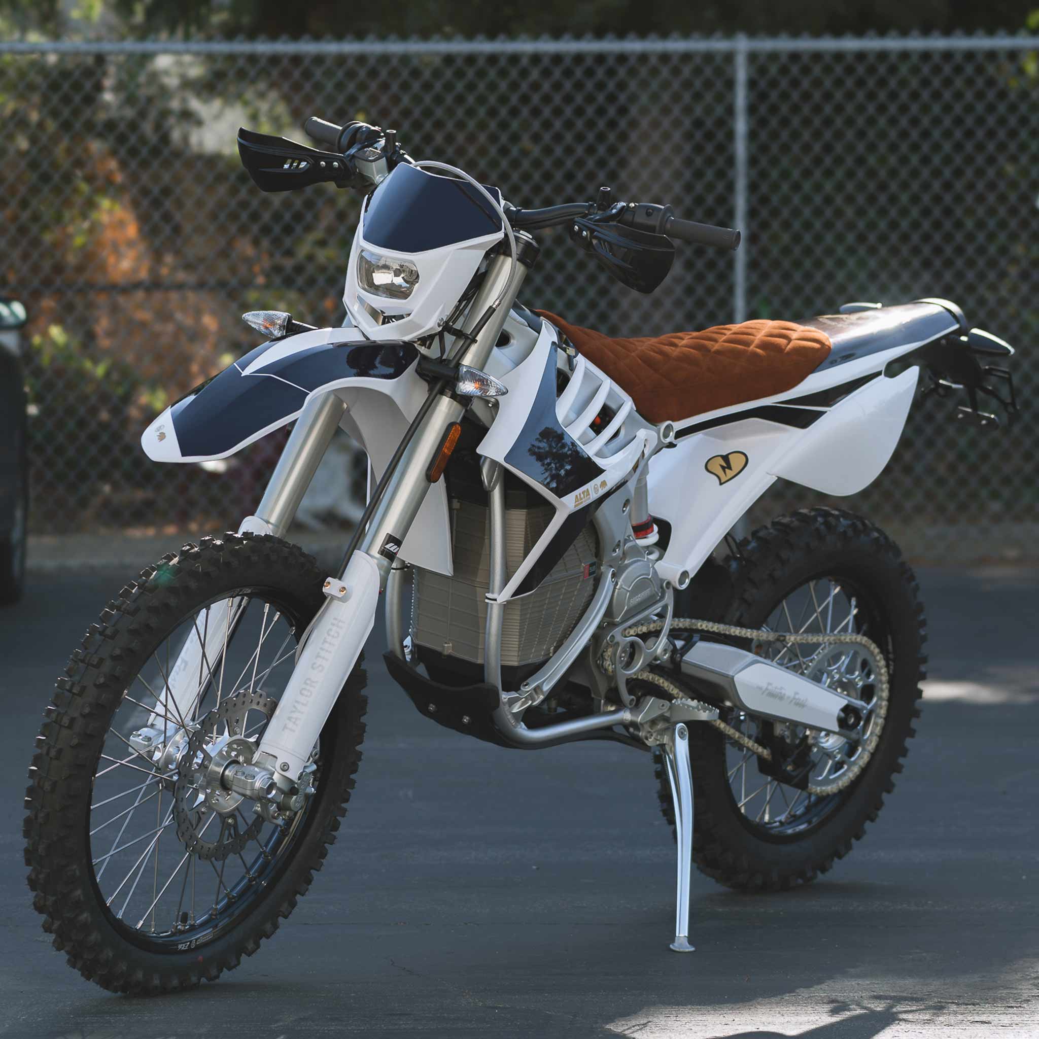 The Alta Motors Redshift EX in Taylor Stitch Custom - Image 13