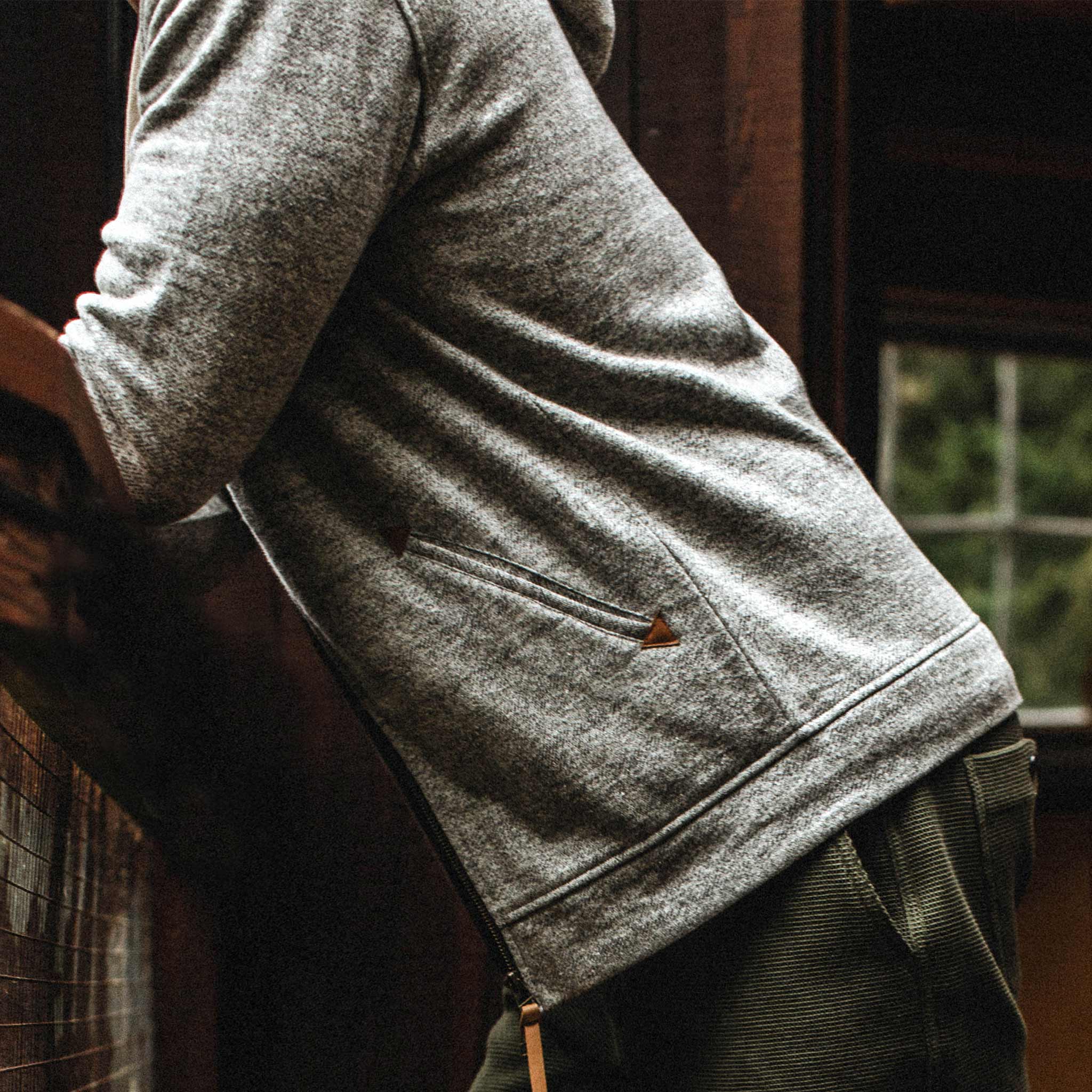 The Après Hoodie in Heather Grey - Image 5