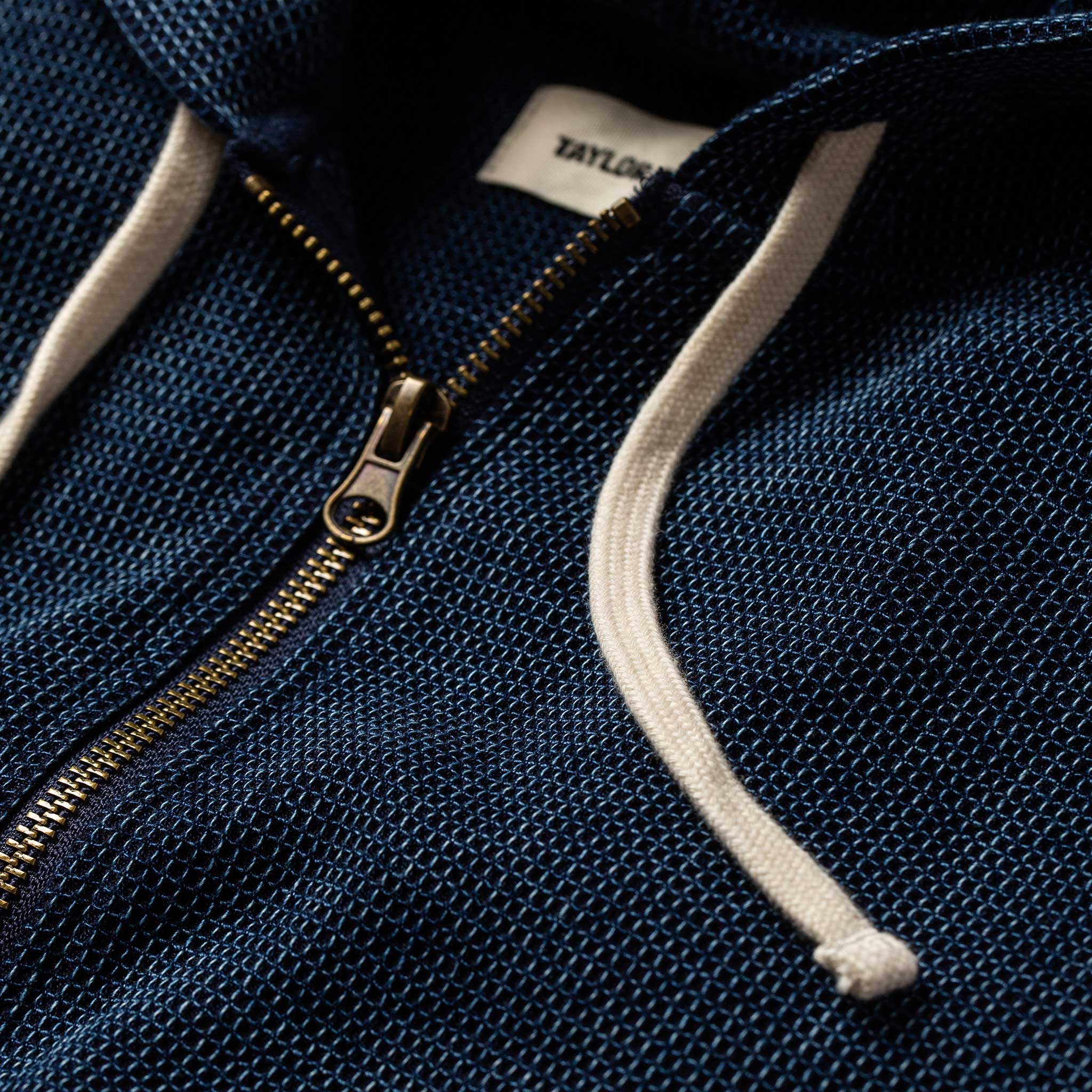 The Après Hoodie in Indigo Waffle - Image 6
