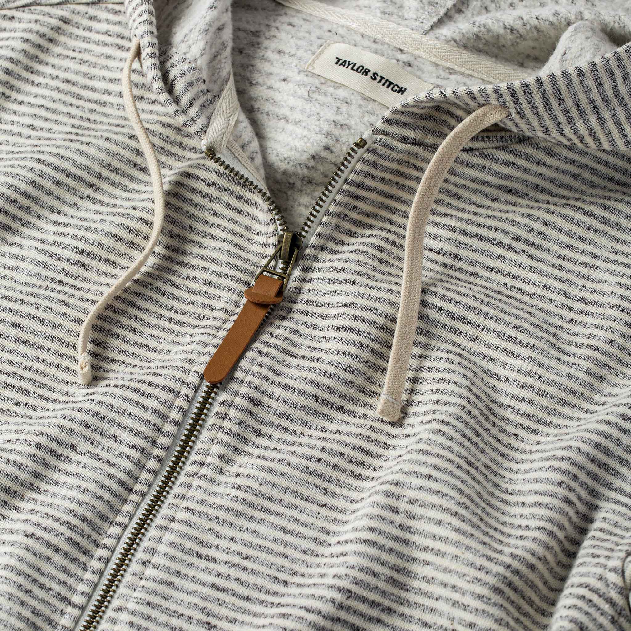 The Après Hoodie in Natural Hemp Stripe - Image 7
