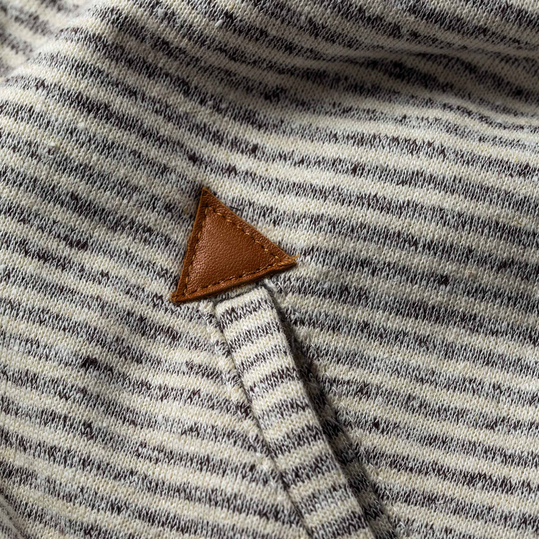 The Après Hoodie in Natural Hemp Stripe - Image 8