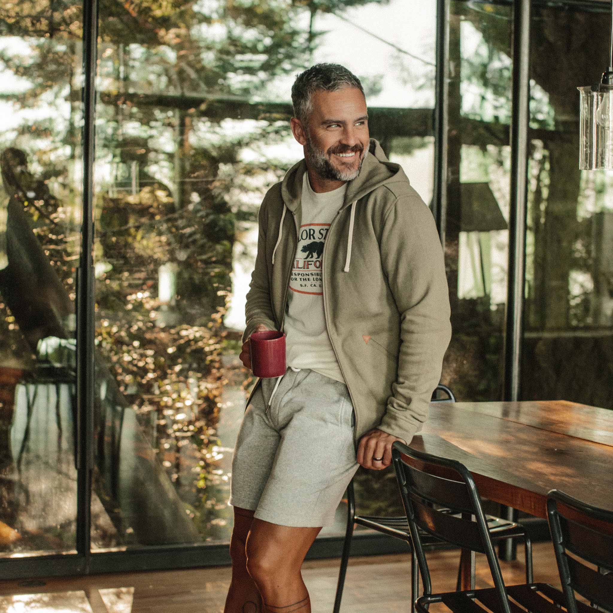 The Après Hoodie in Olive - Image 2