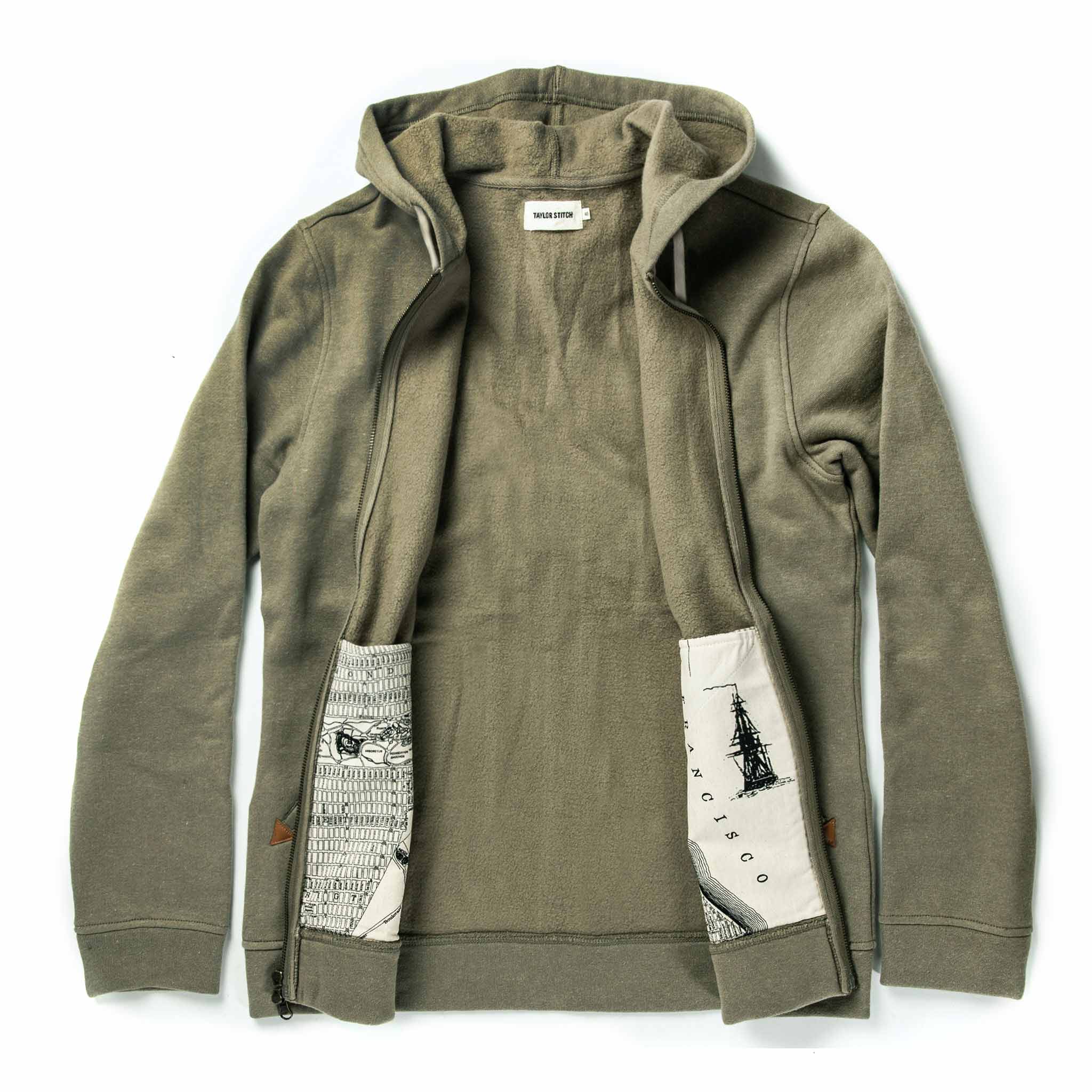 The Après Hoodie in Olive - Image 9