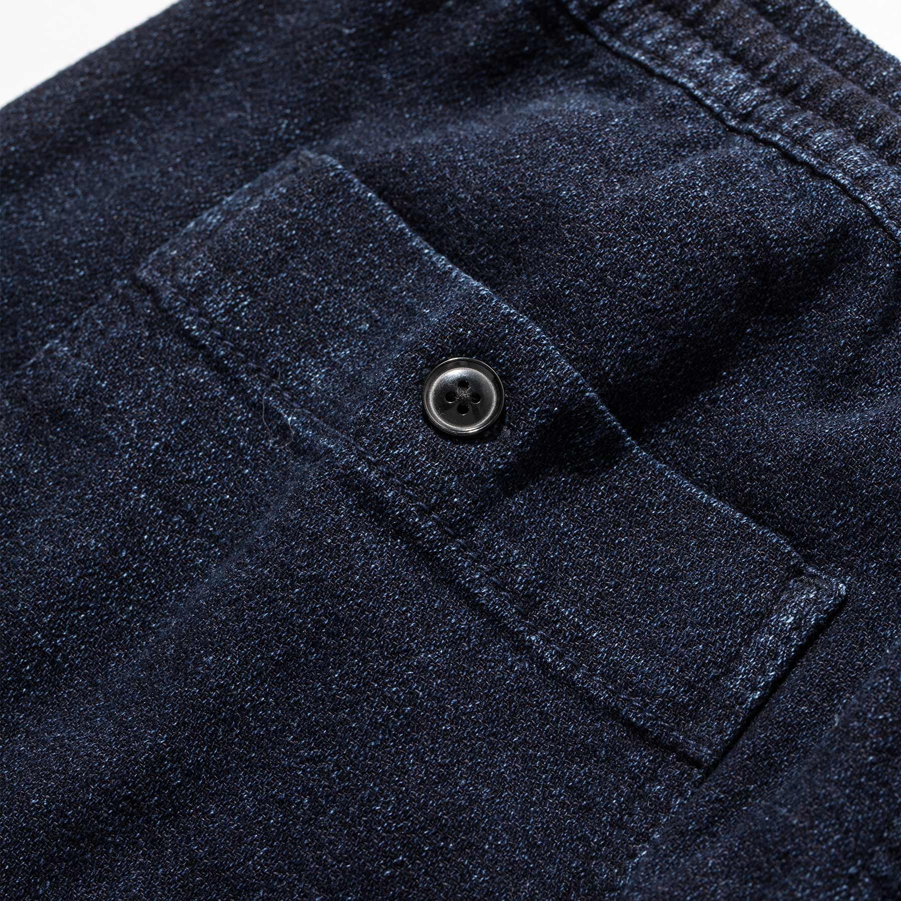 The Après Short in Indigo Crepe - Image 6