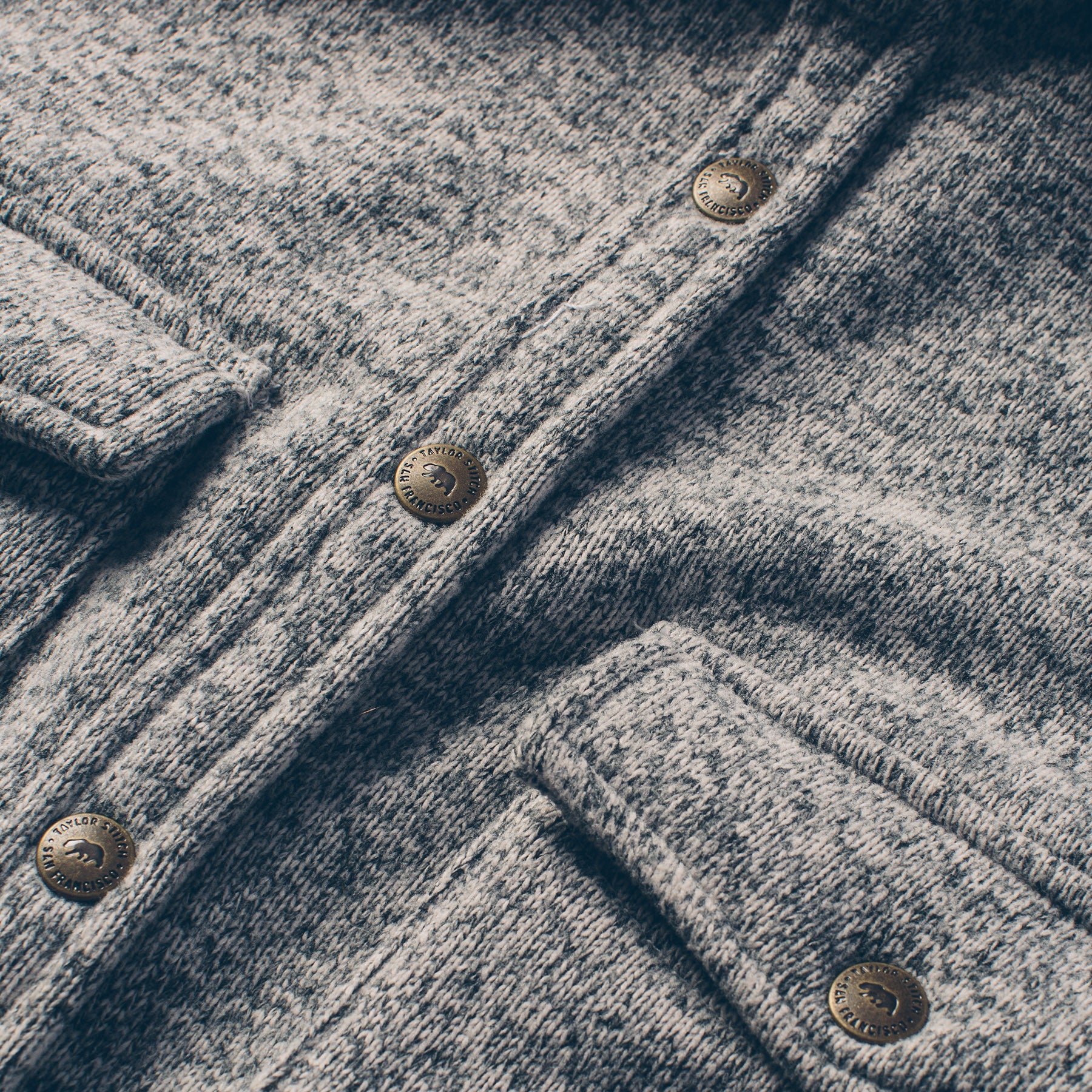 The Big Sur Jacket in Heather Grey Polartec - Image 7