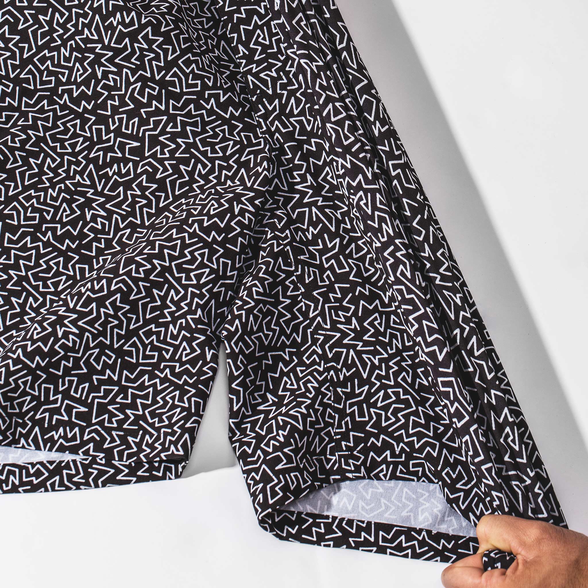 The Boardshort in Black & White Print - Image 9