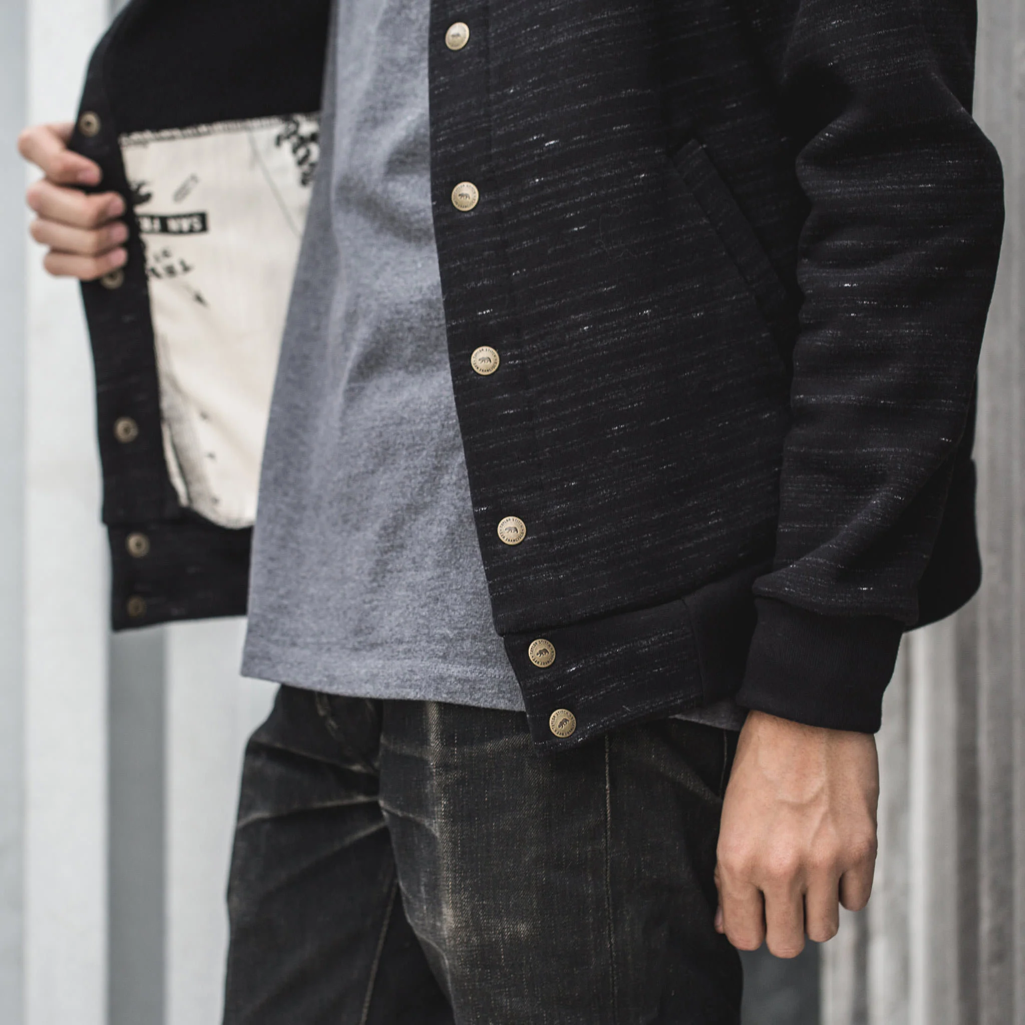The Bomber in Black Fleece - Image 4