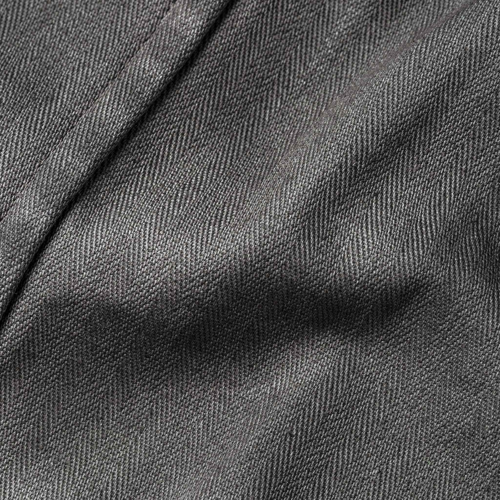The Bomber Jacket in Washed Slate Herringbone - Image 8