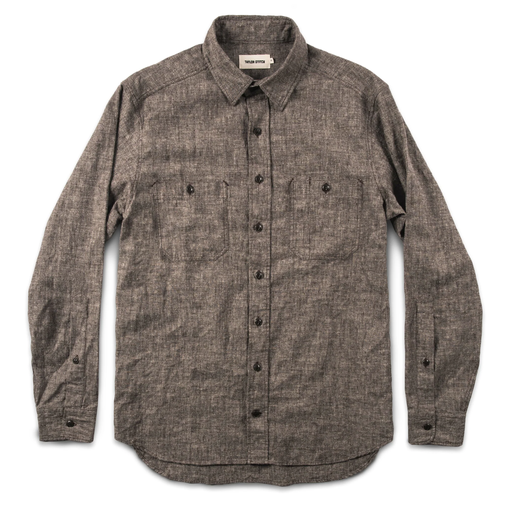 The California in Brown Hemp Chambray - Image 7