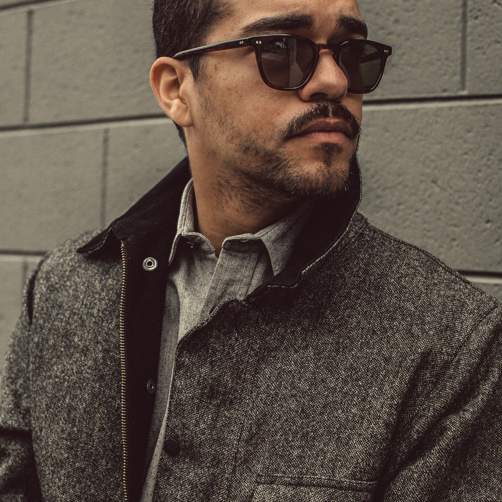 The California in Charcoal Herringbone - Image 6