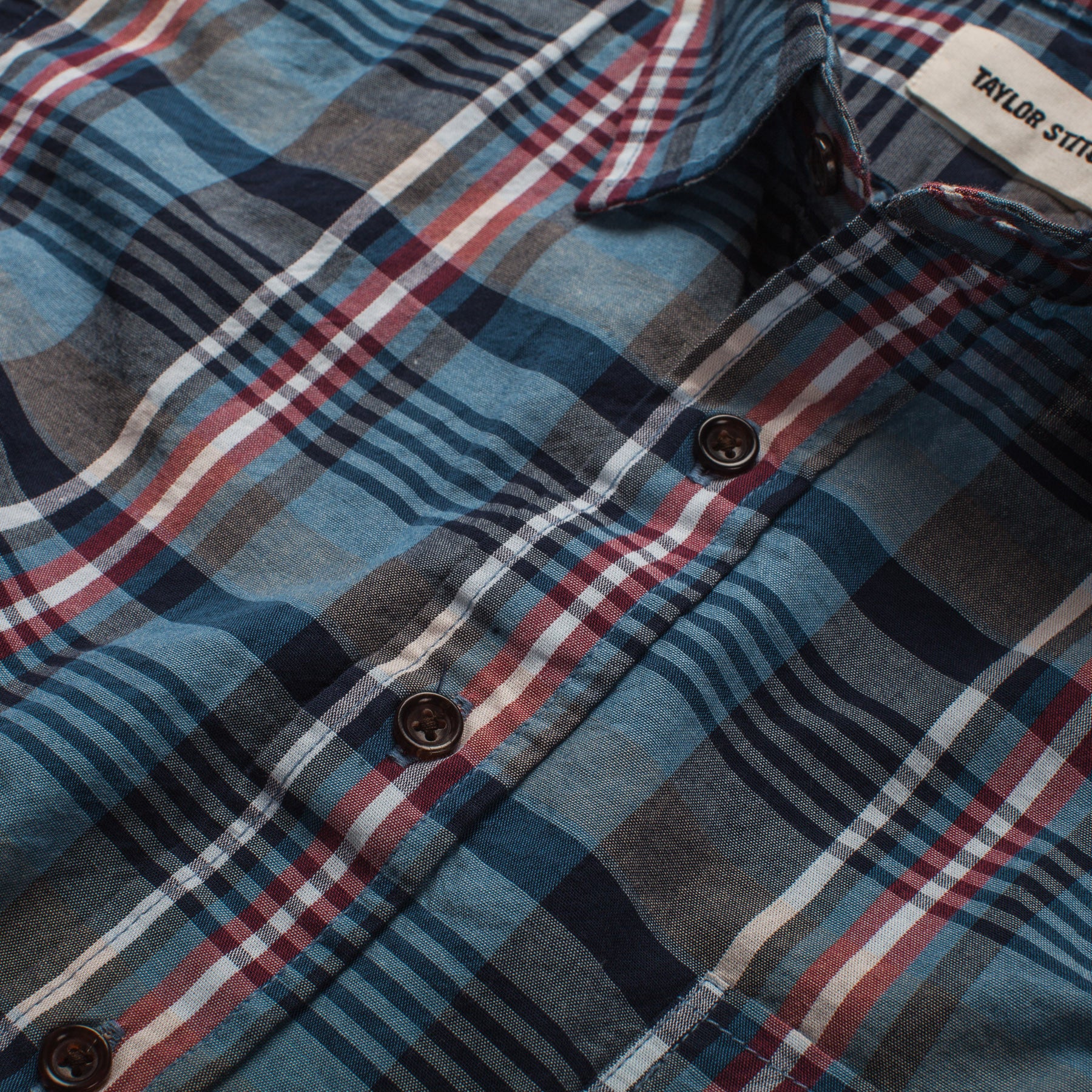 The California in Navy Madras - Image 2