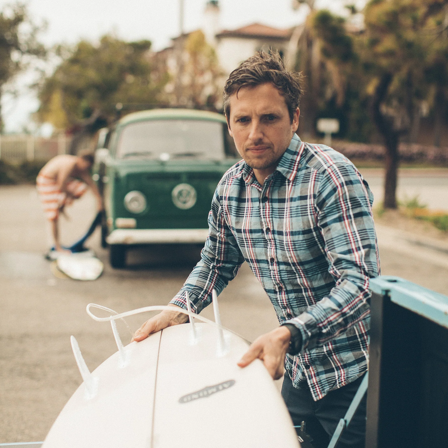 The California in Navy Madras - Image 4