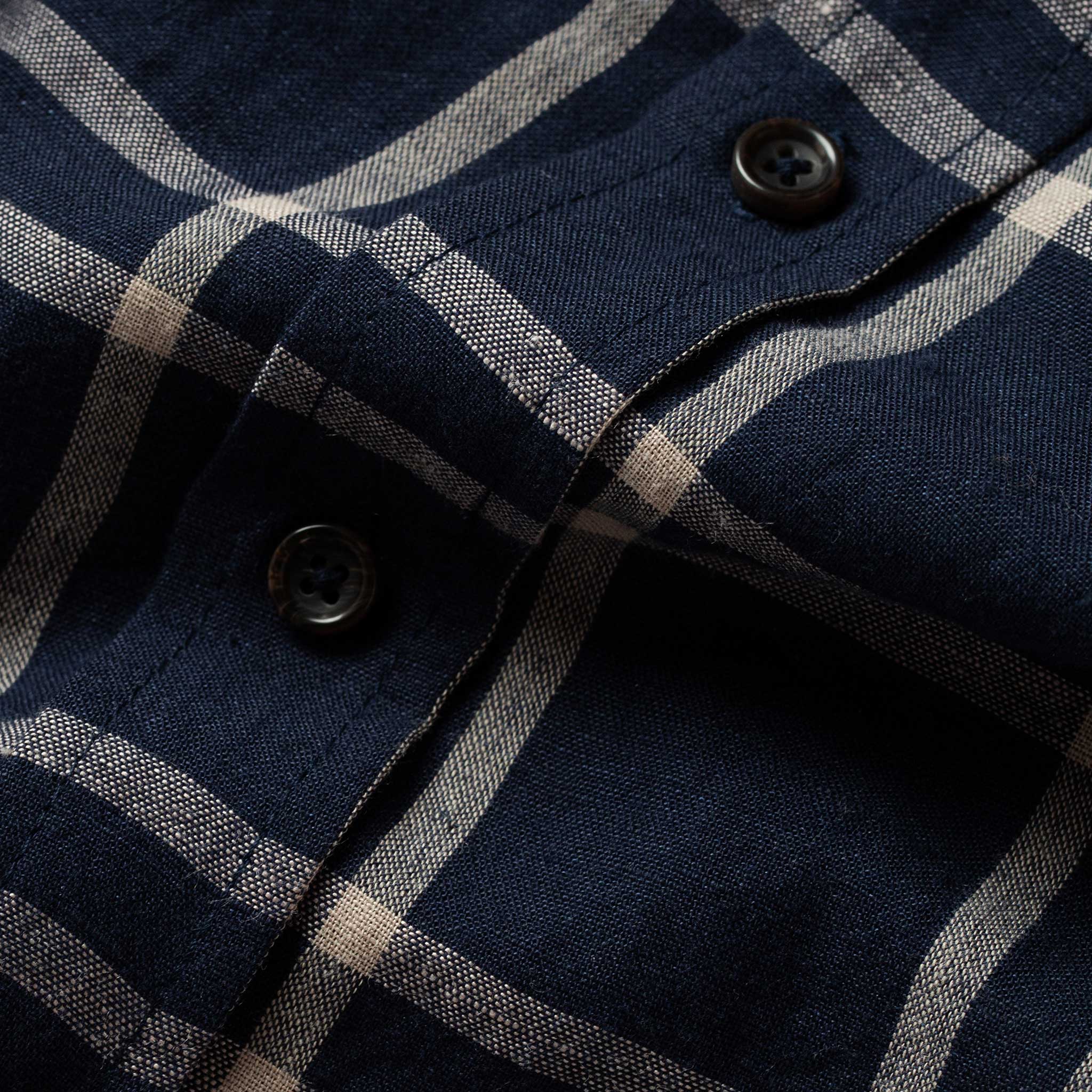 The California in Navy Plaid - Image 7