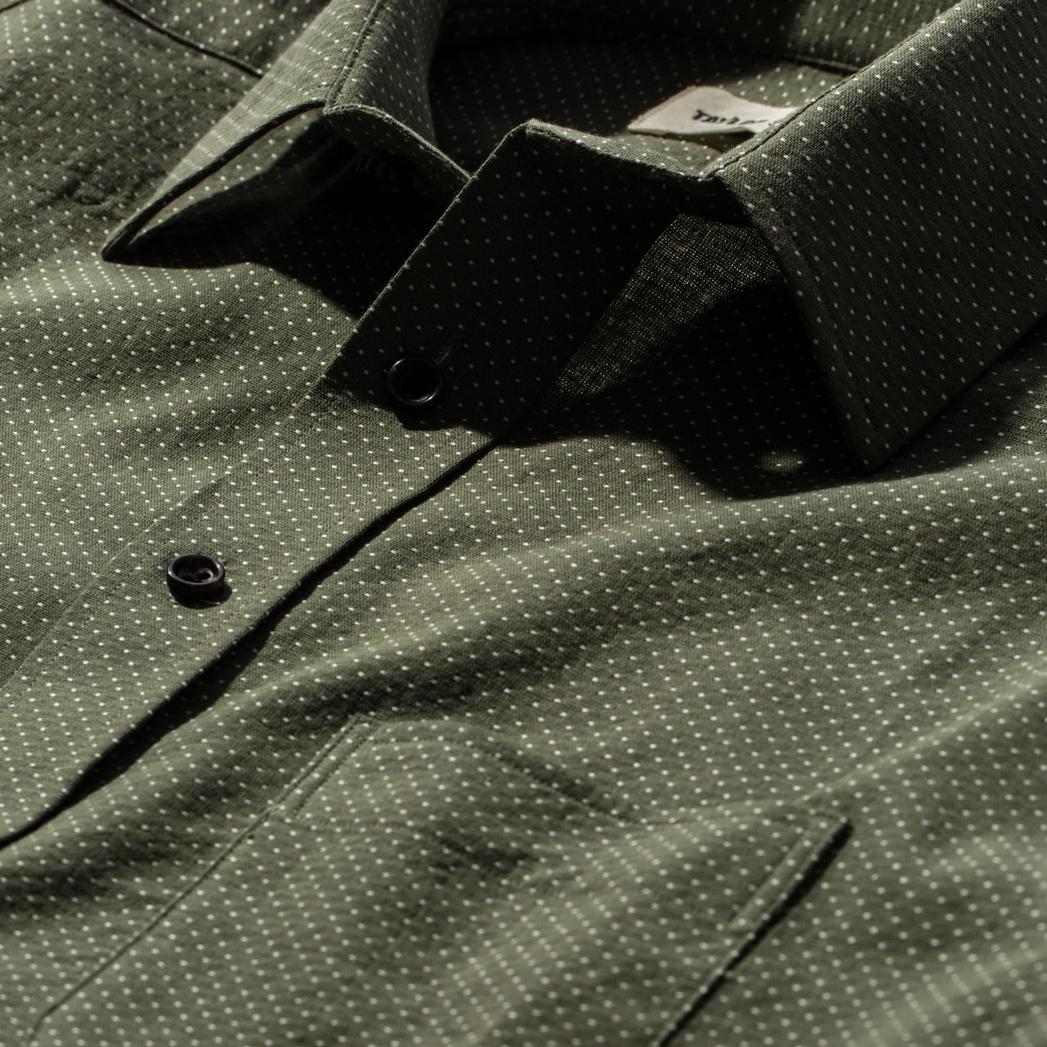 The California in Olive Jacquard - Image 9