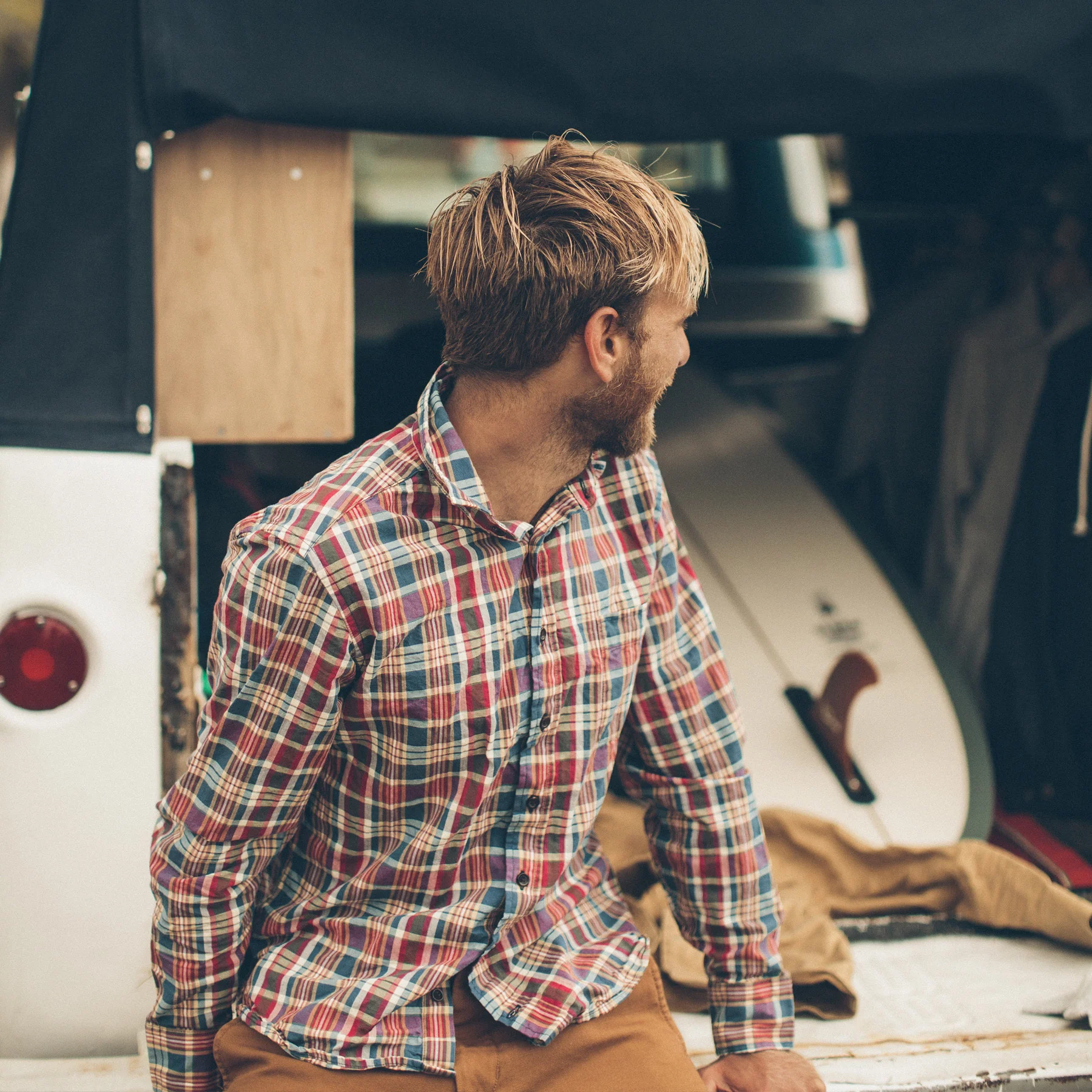 The California in Red Madras - Image 3