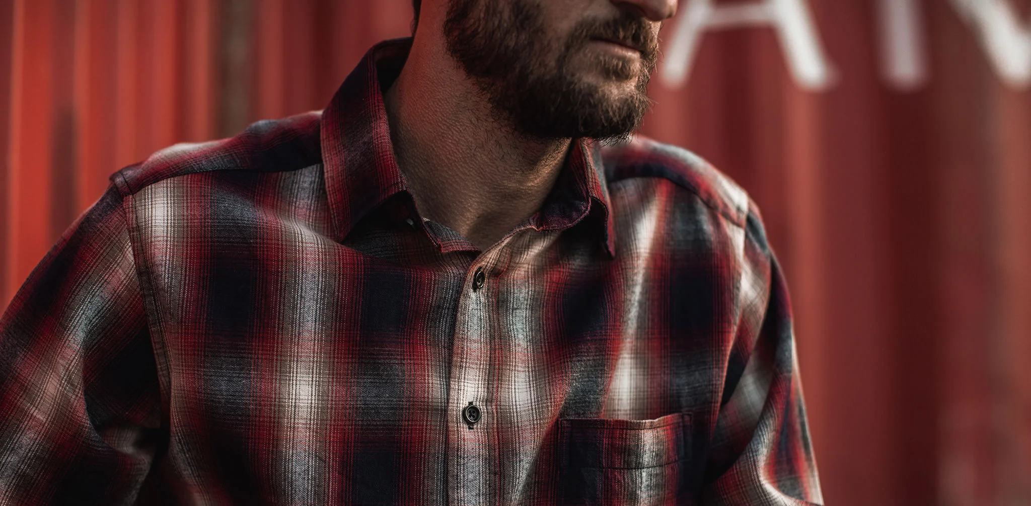 The California in Red Shadow Plaid - Image 9