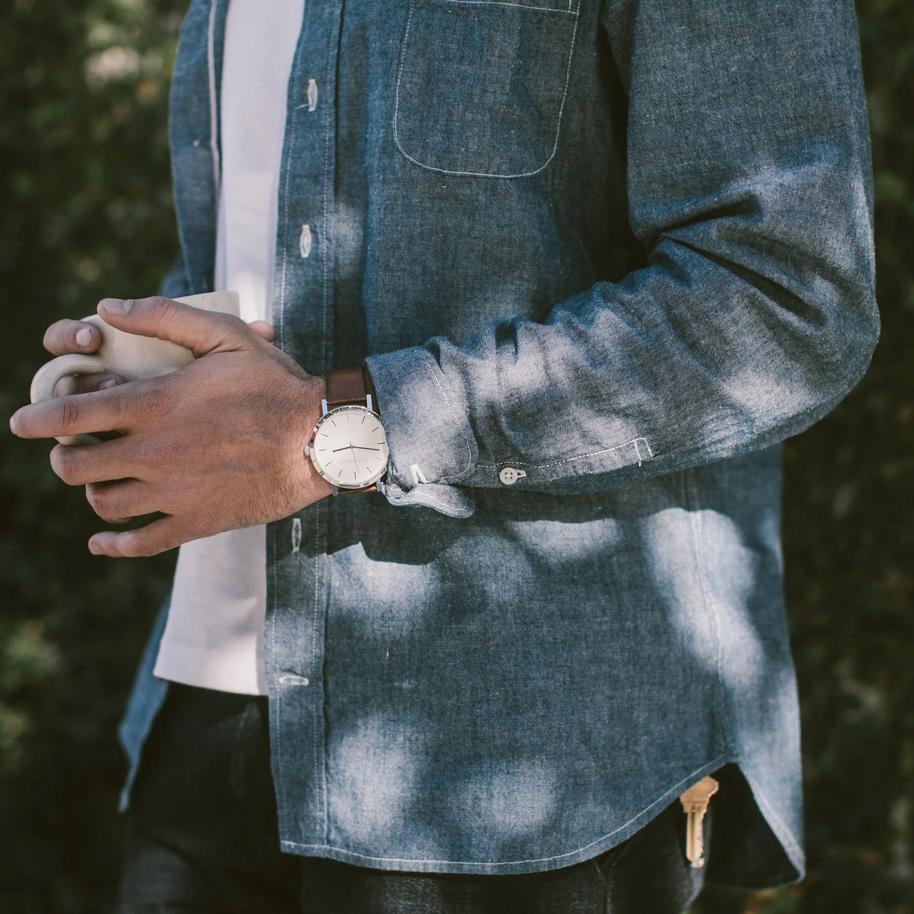 The California in Selvage Confetti Chambray - Image 4
