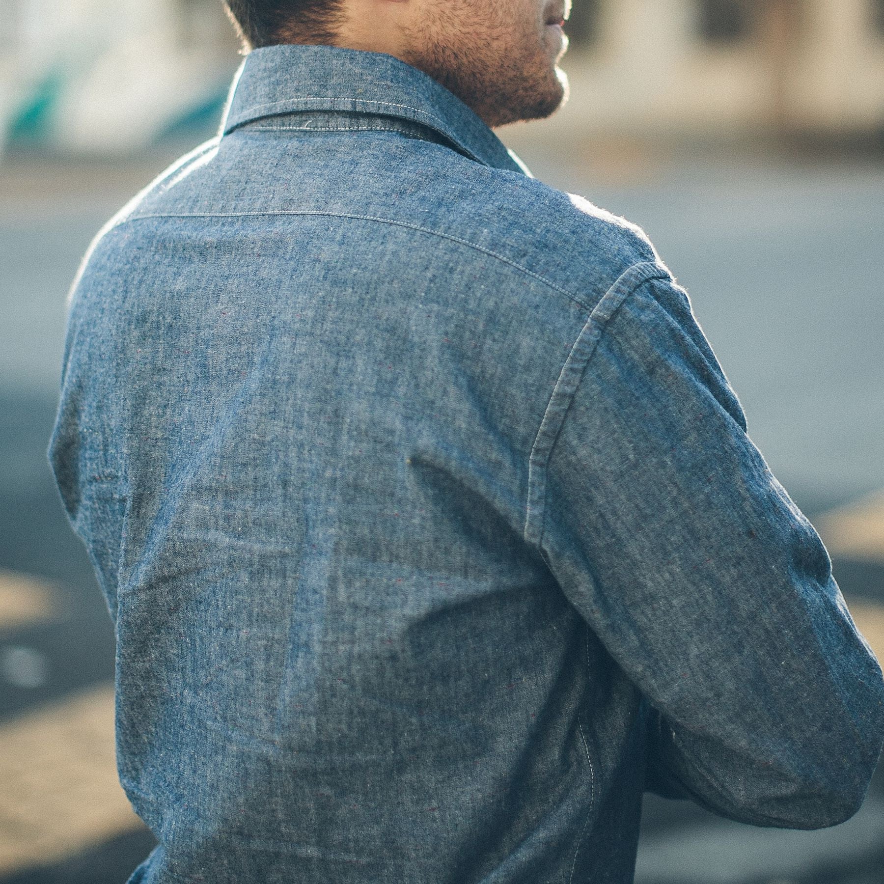 The California in Selvage Confetti Chambray - Image 8