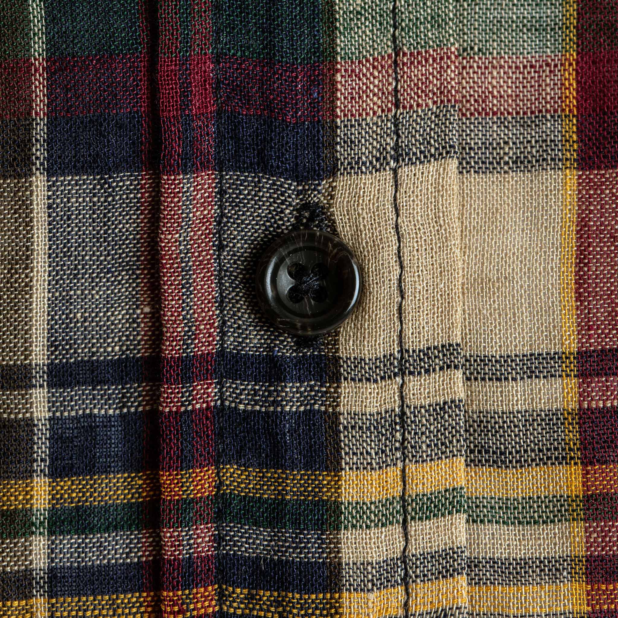 The California in Vintage Navy Madras - Image 8