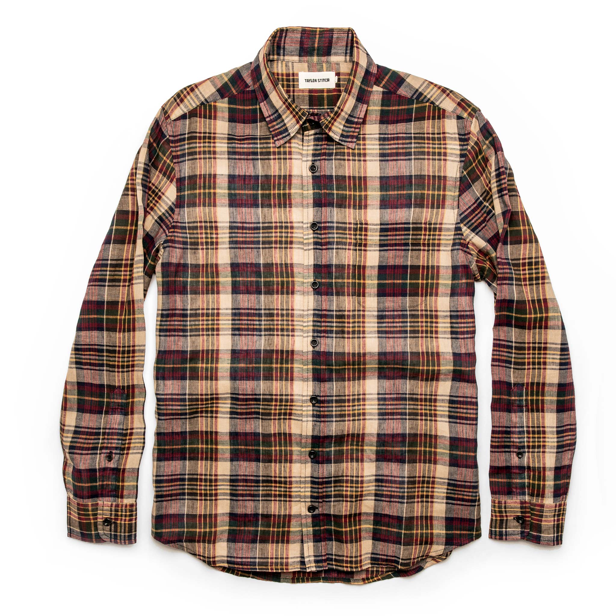 The California in Vintage Navy Madras - Image 9