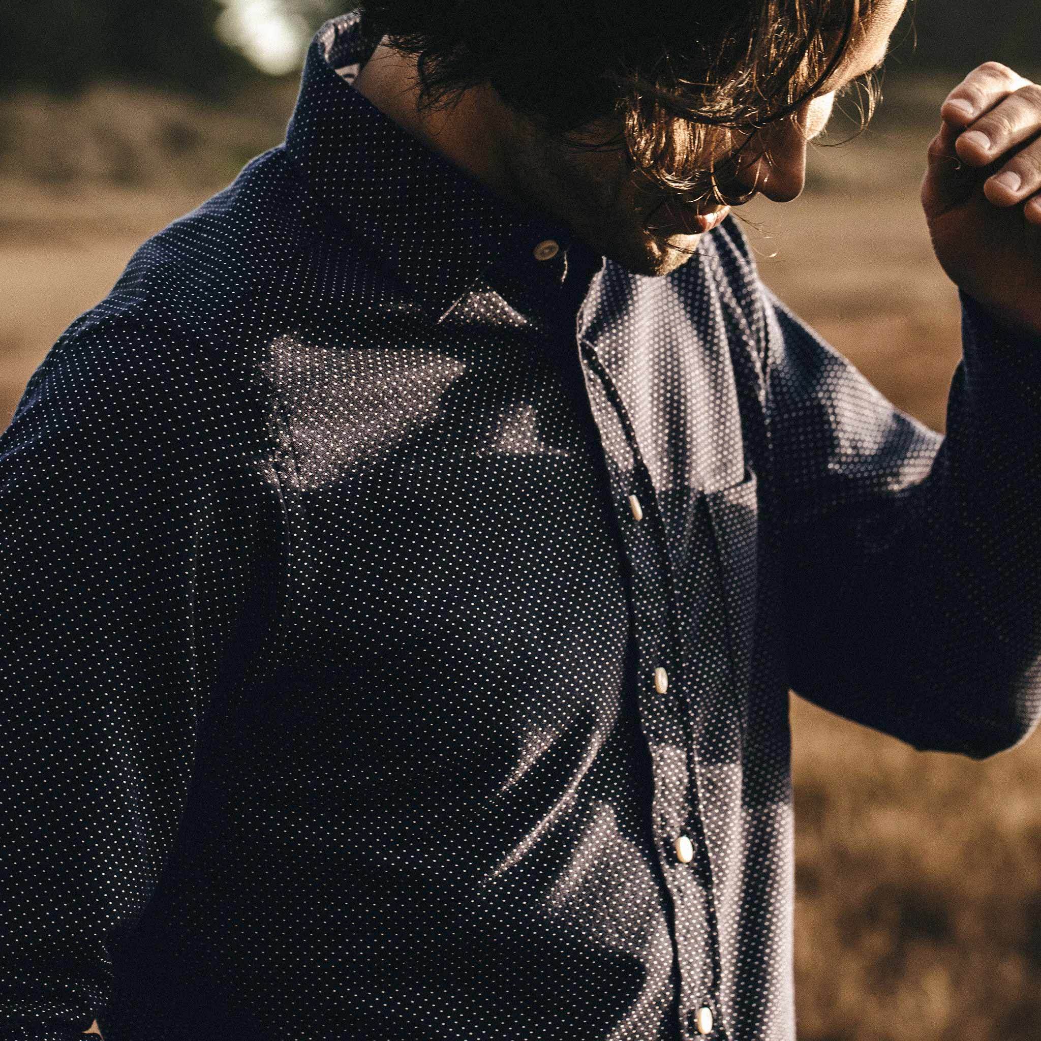 The California in White Jacquard Dot - Image 3