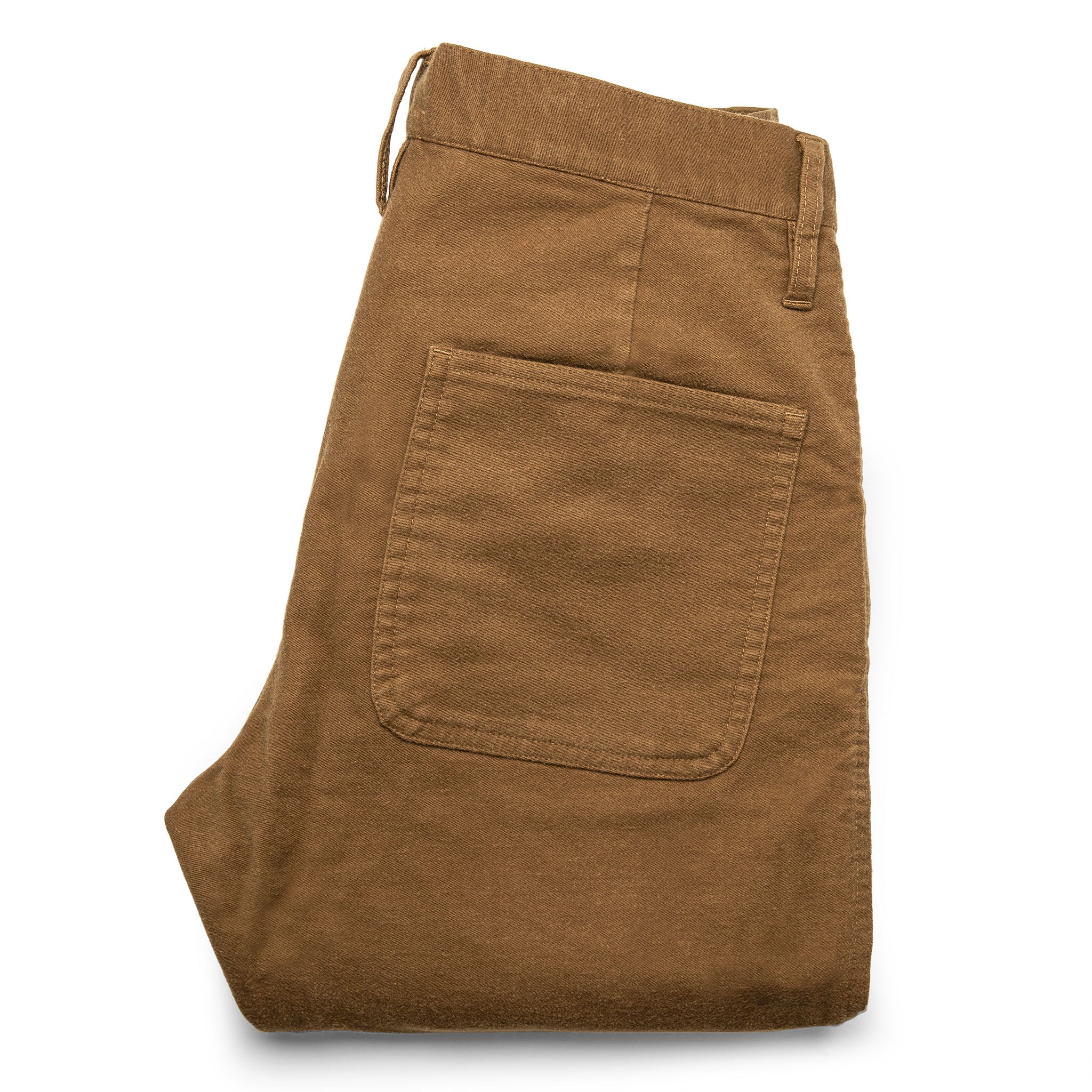 The Camp Pant in British Khaki Moleskin - Image 10
