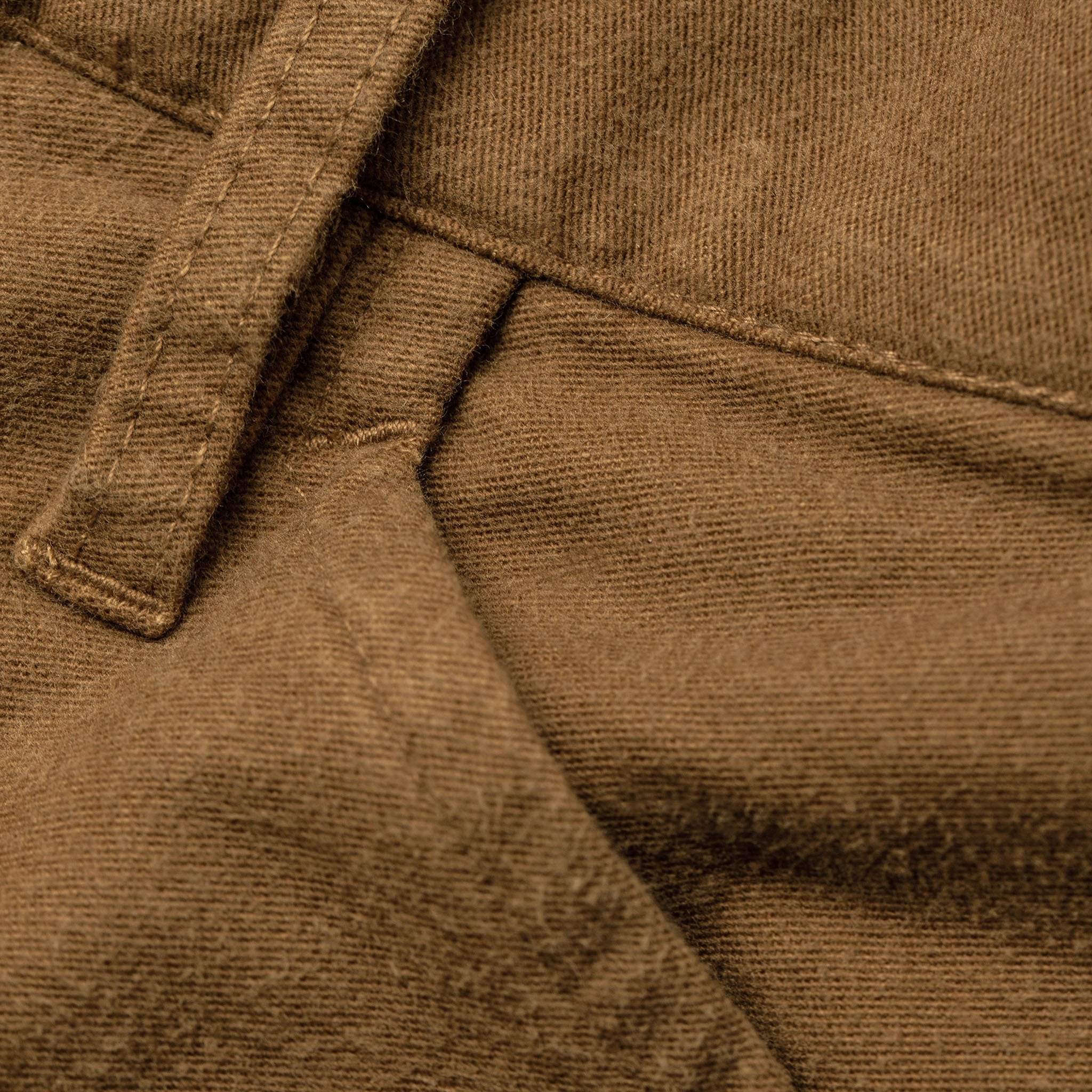 The Camp Pant in British Khaki Moleskin - Image 2