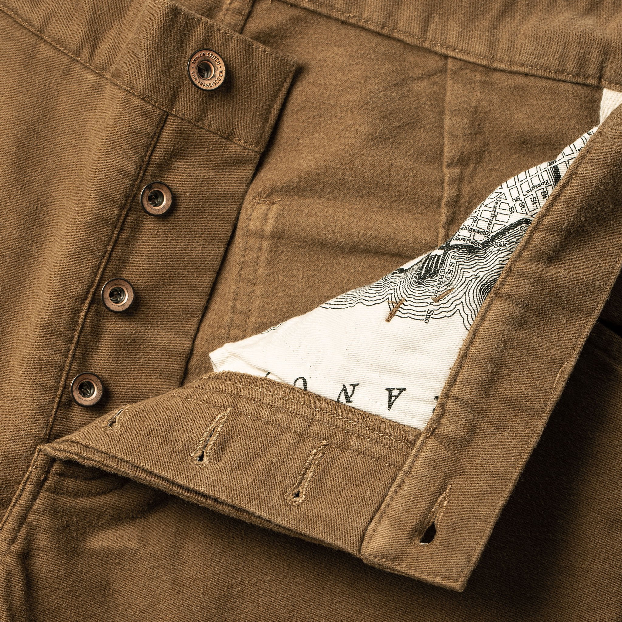 The Camp Pant in British Khaki Moleskin - Image 4