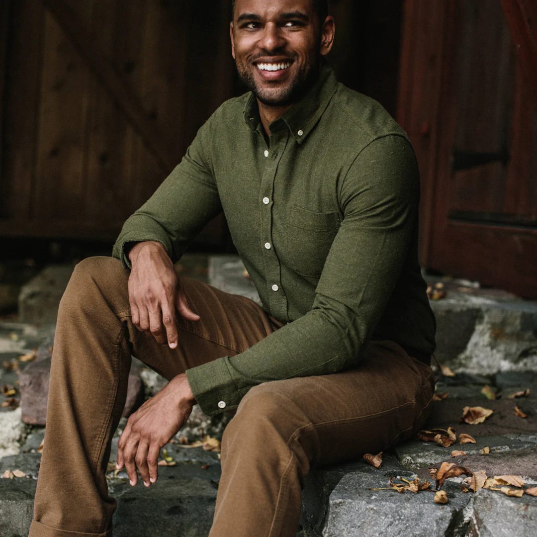 The Camp Pant in British Khaki Moleskin - Image 6