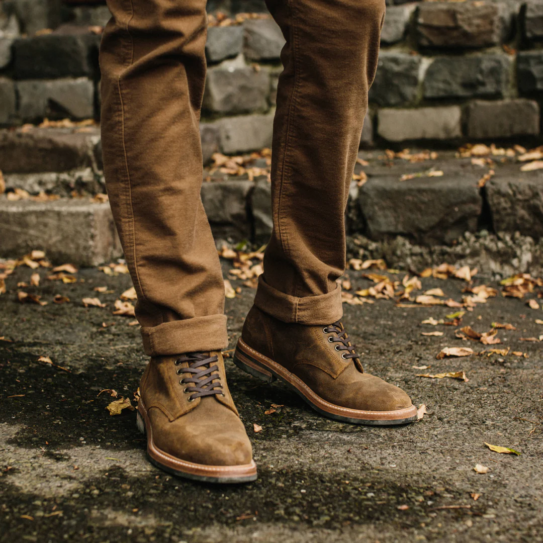 The Camp Pant in British Khaki Moleskin - Image 7