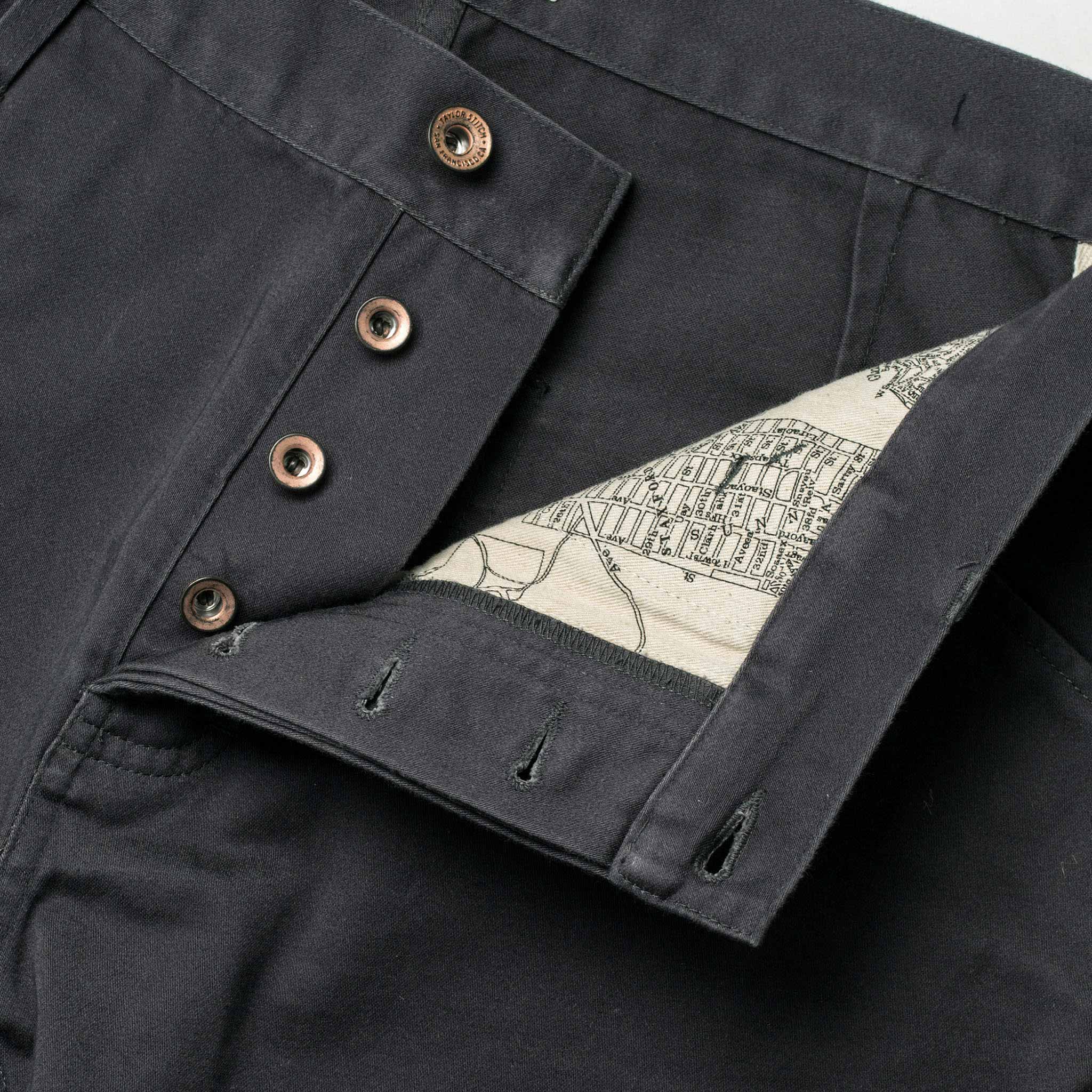 The Camp Pant in Charcoal Reverse Sateen - Image 7